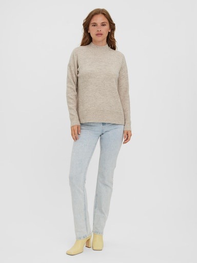 Vero Moda Stehkragenpullover »VMLEFILE OVERSIZE BOXY BLOUSE GA NOOS«