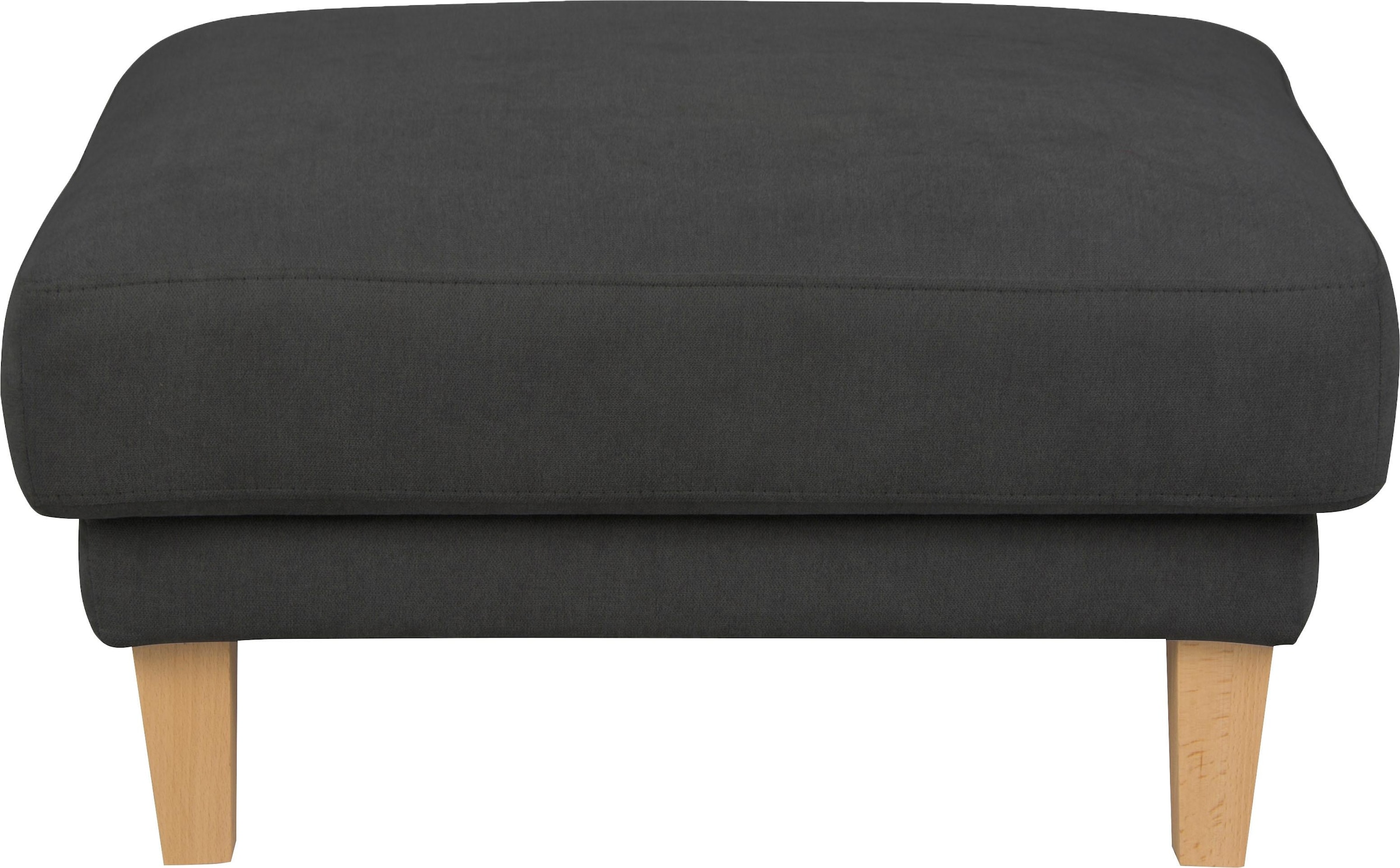 Home affaire Polsterhocker »TRIPLO passend zur Serie, Masse B/T/H: 82/72/46 cm«, mit Wellenunterfederung, in hochwertiger Verarbeitung