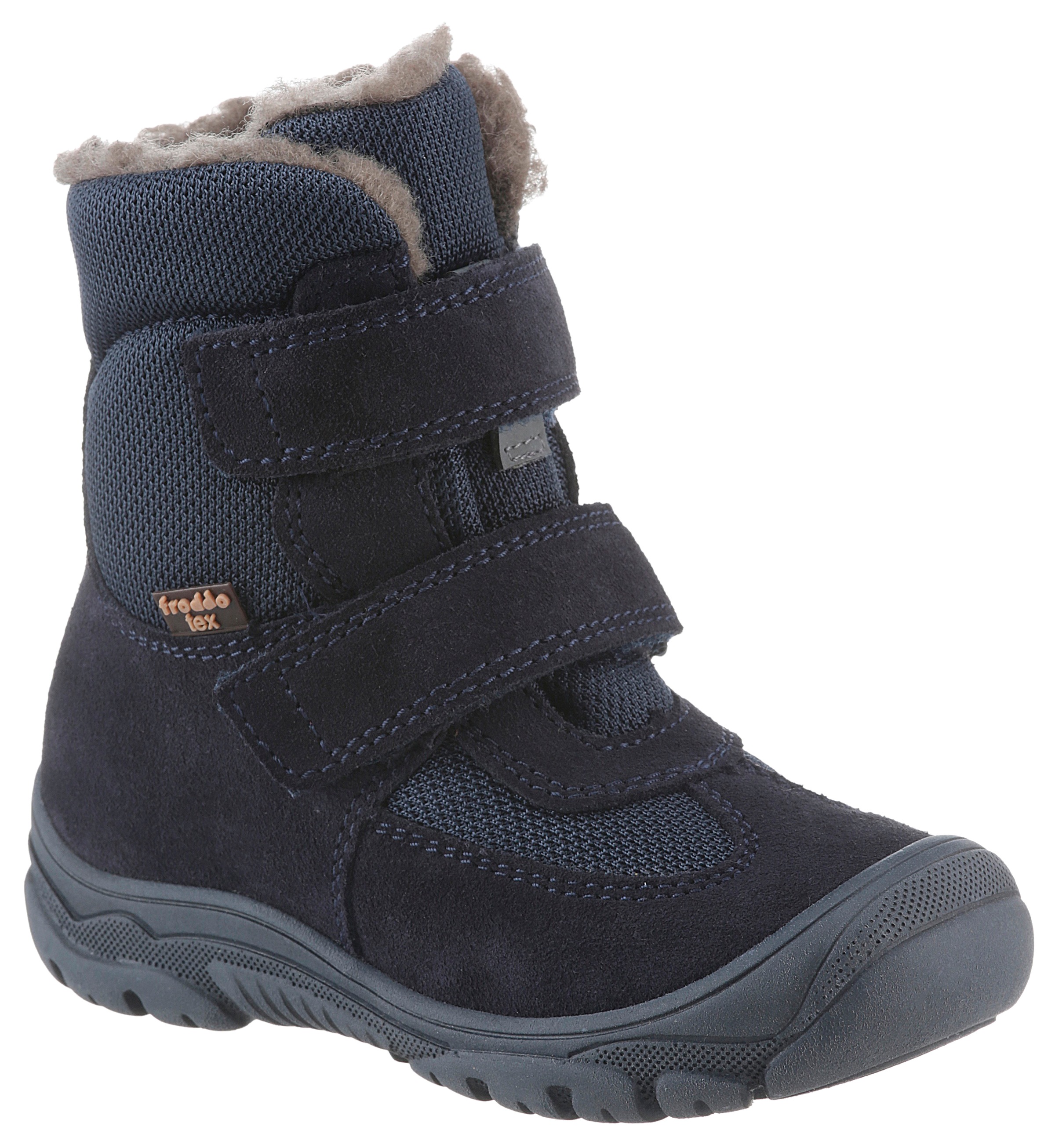 froddo® Winterstiefel »LINZ WOOL TEX HIGH« Snowboot, Klettboot, Winterschuh mit Wollfutter