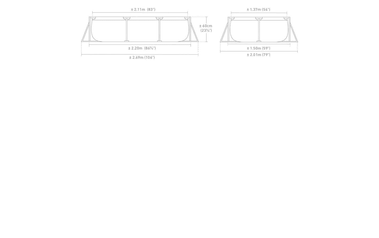 Intex Pool »Rectangular Frame 150 x 60 cm«
