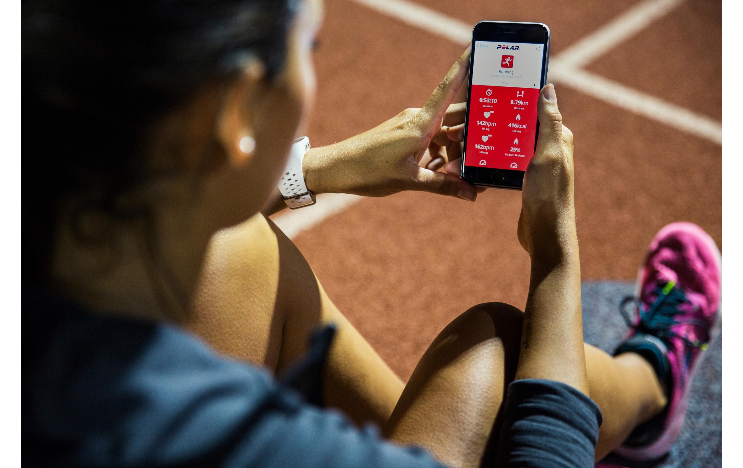 Polar Smartwatch »M430 Weiss«,)
