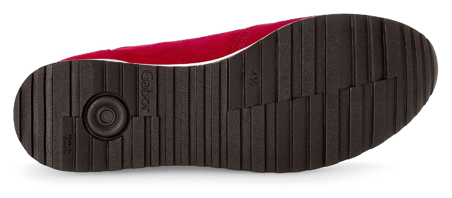 Gabor Keilsneaker »TURIN«, Freizeitschuh, Halbschuh, Schnürschuh mit Wechselfussbett, H-Weite