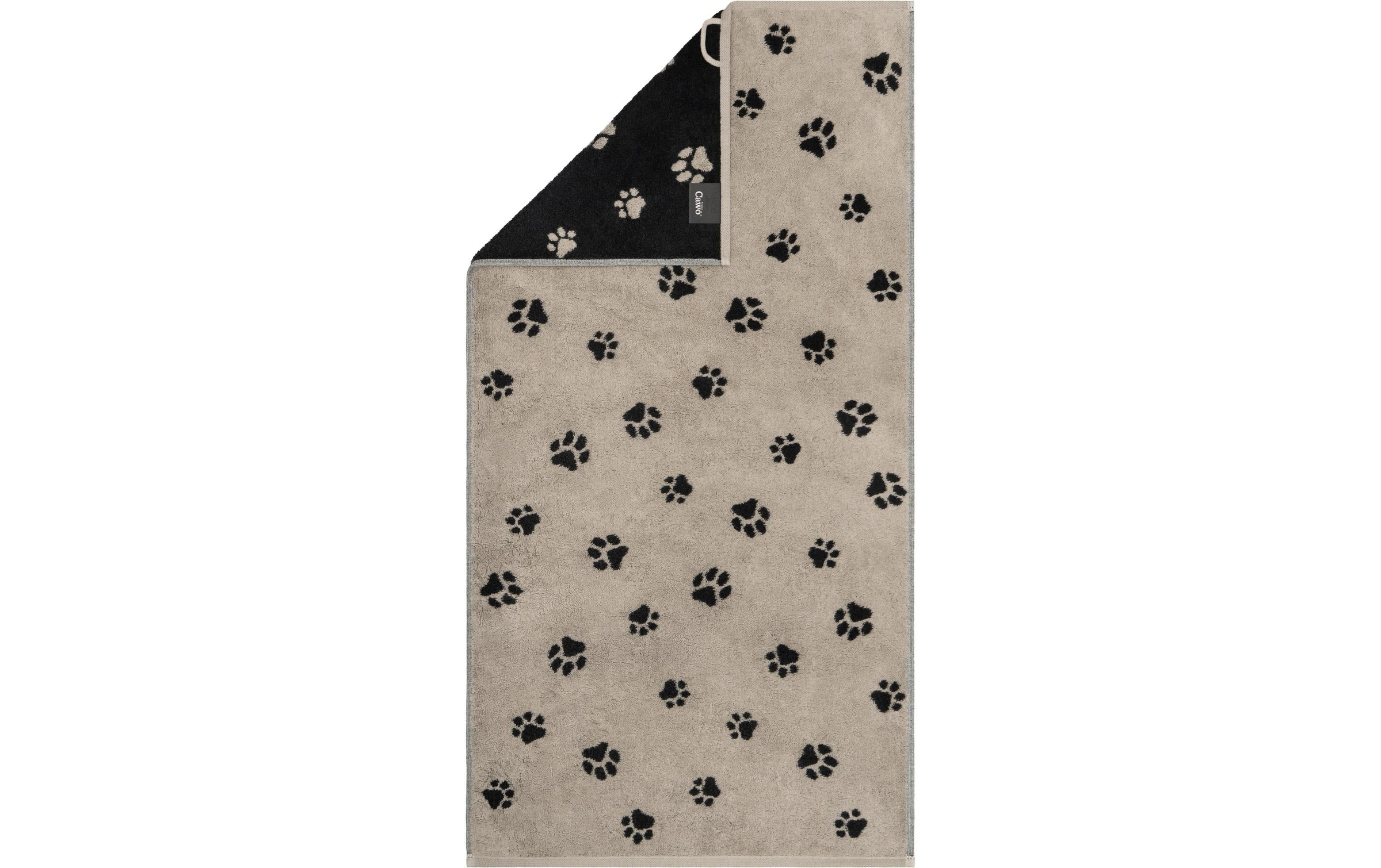 Cawö Duschtuch "We Love Dogs Paws, 80 x 150 cm"