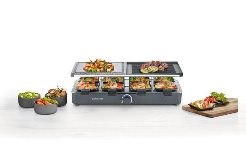 Severin Raclette »RG2376 8 Perso«, 8 St. Raclettepfännchen, 1300 W