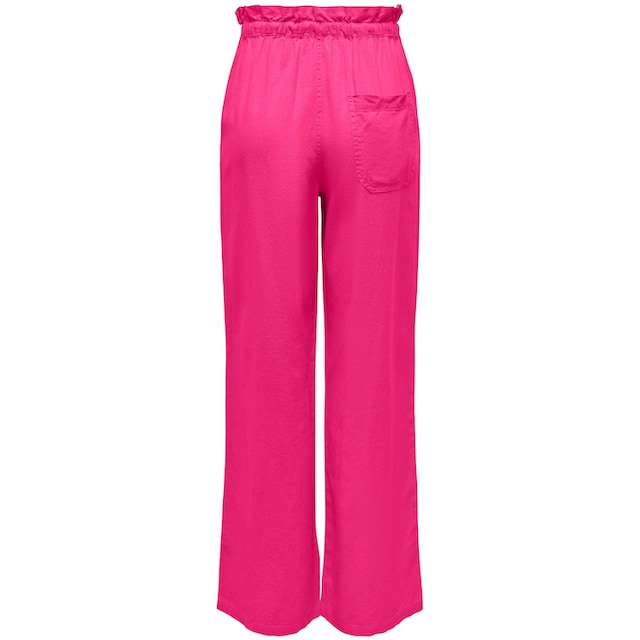 ONLY Schlupfhose »ONLCARO HW PB WIDE LINEN BL PANT CC PNT«, mit Leinen  online shoppen bei Jelmoli-Versand Schweiz