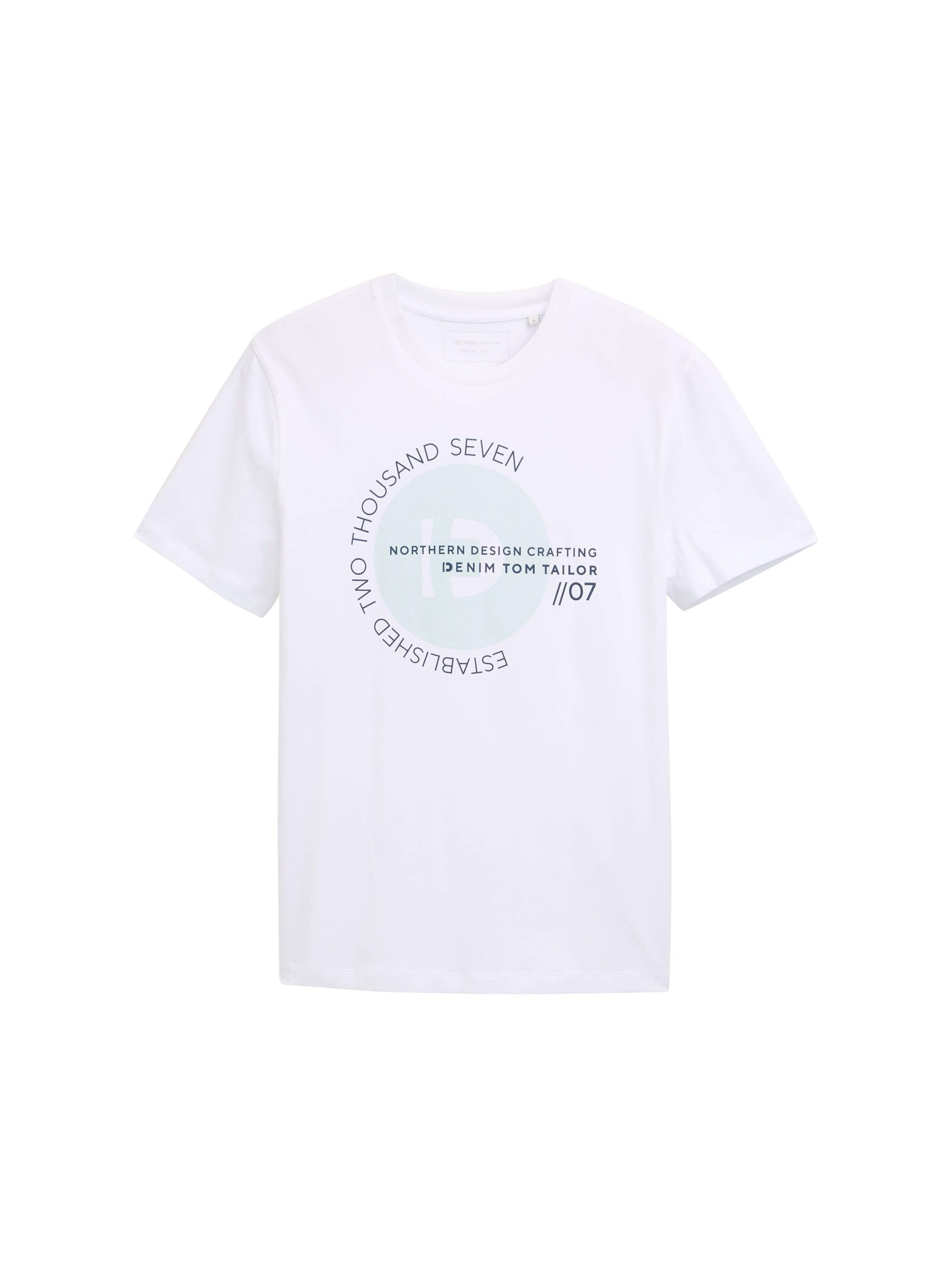 TOM TAILOR Denim T-Shirt, mit verschiedenen Logo Prints