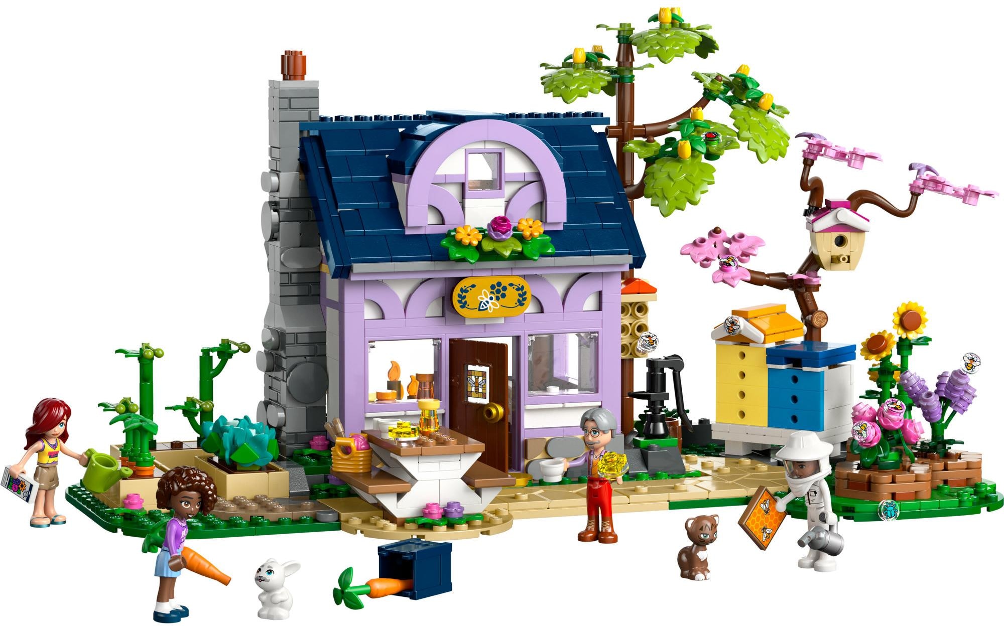 LEGO® Spielbausteine »Friends Haus und Blumengarten der Imker 42669«, (1161 St.)