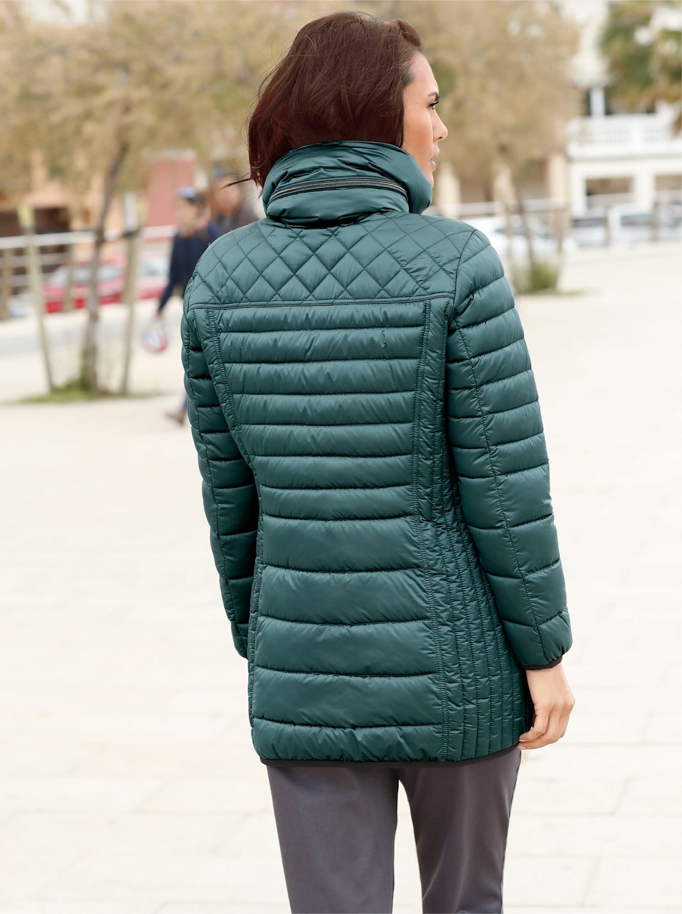 Casual Looks Steppjacke mit Kapuze