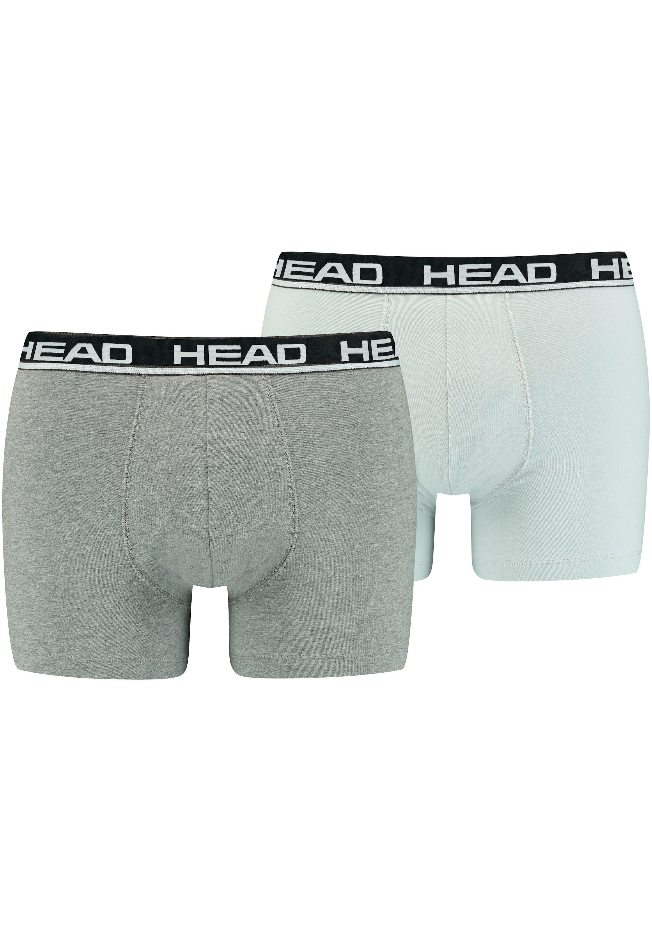 Head Boxershorts »HEAD BASIC BOXER 2P«, (2er Pack), mit elastischem Logobund