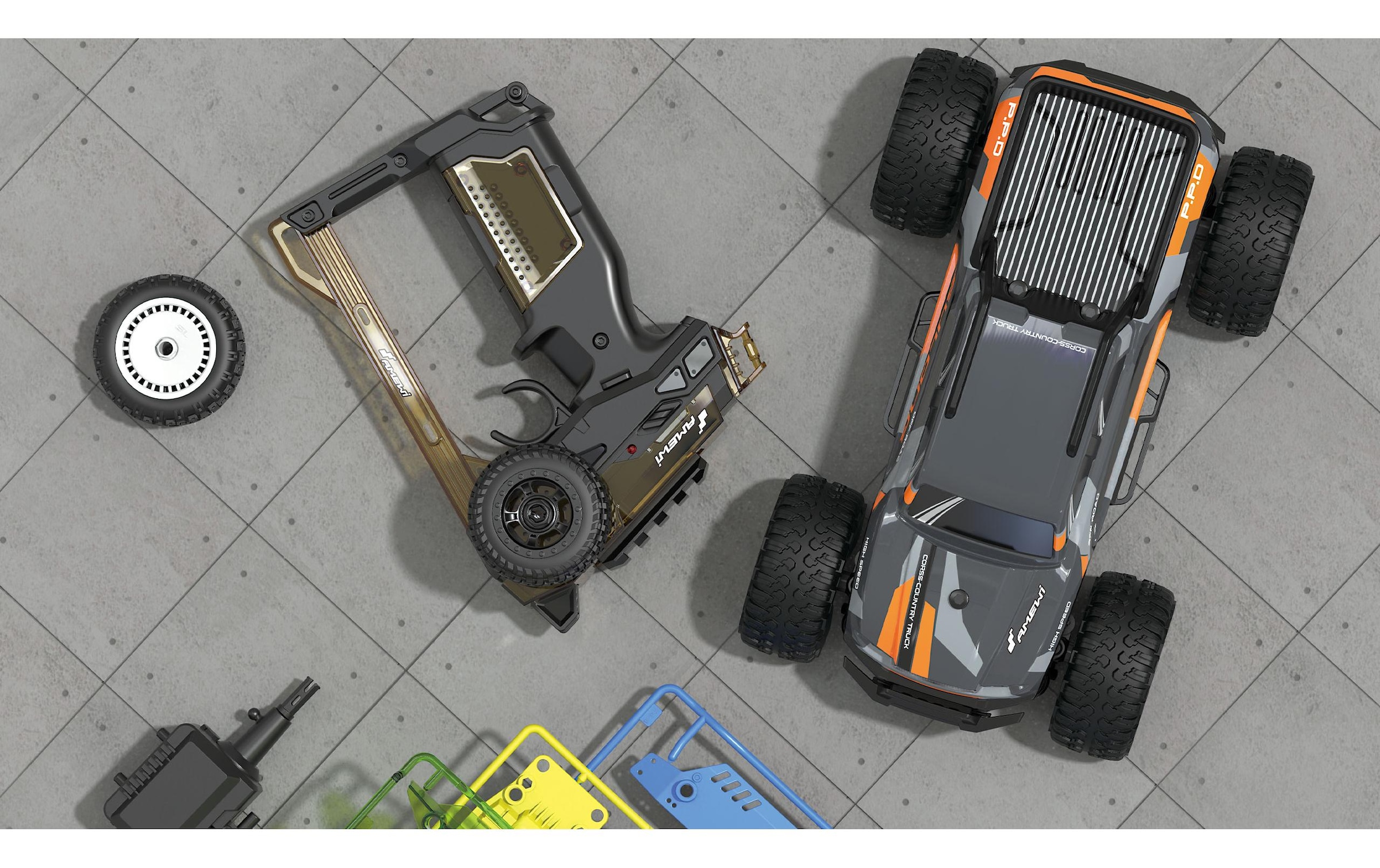 Amewi RC-Monstertruck »CoolRC DIY Crus«
