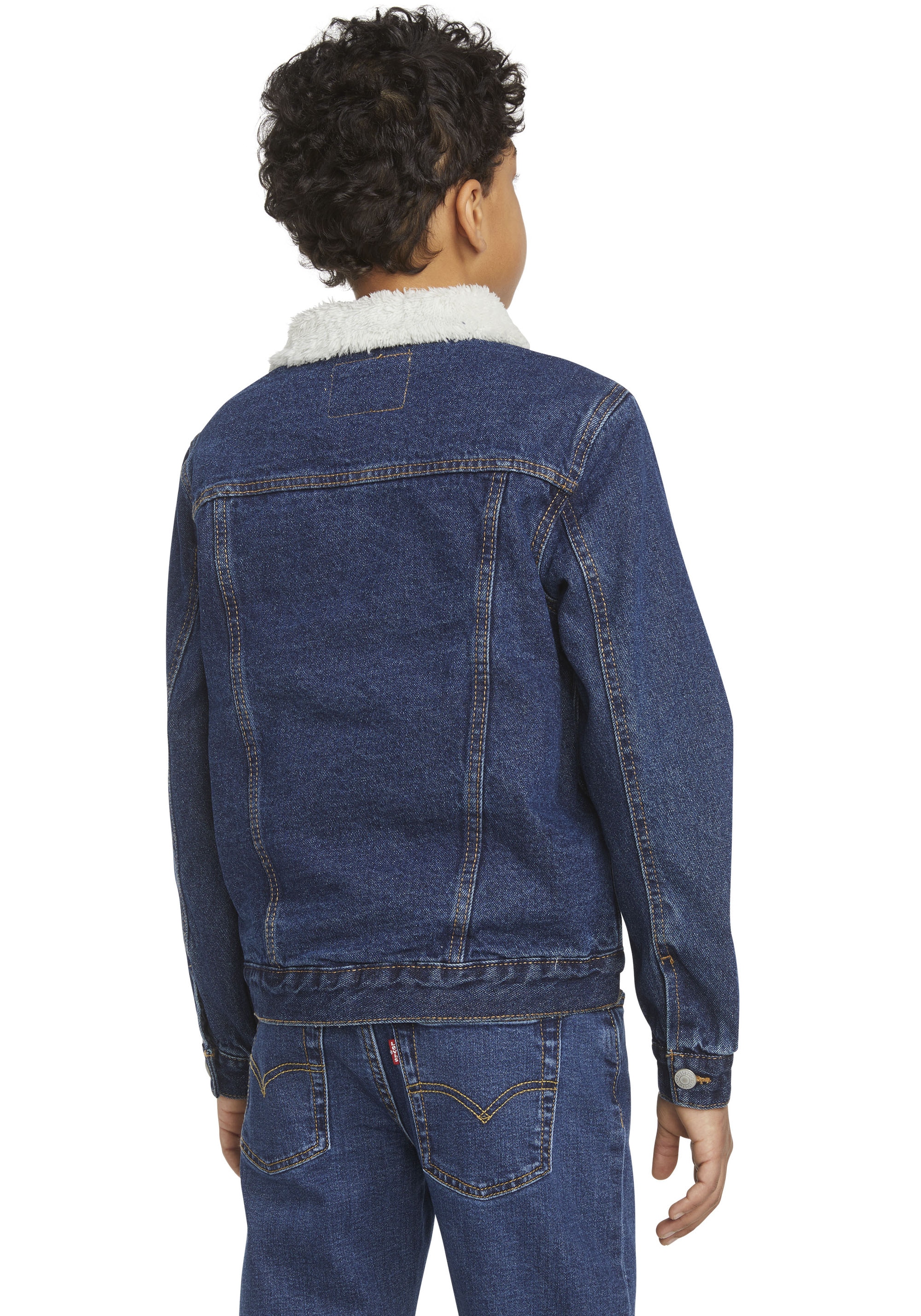 Levi's® Kids Jeansjacke »LVN SHERPA TRUCKER«, ohne Kapuze, for BOYS