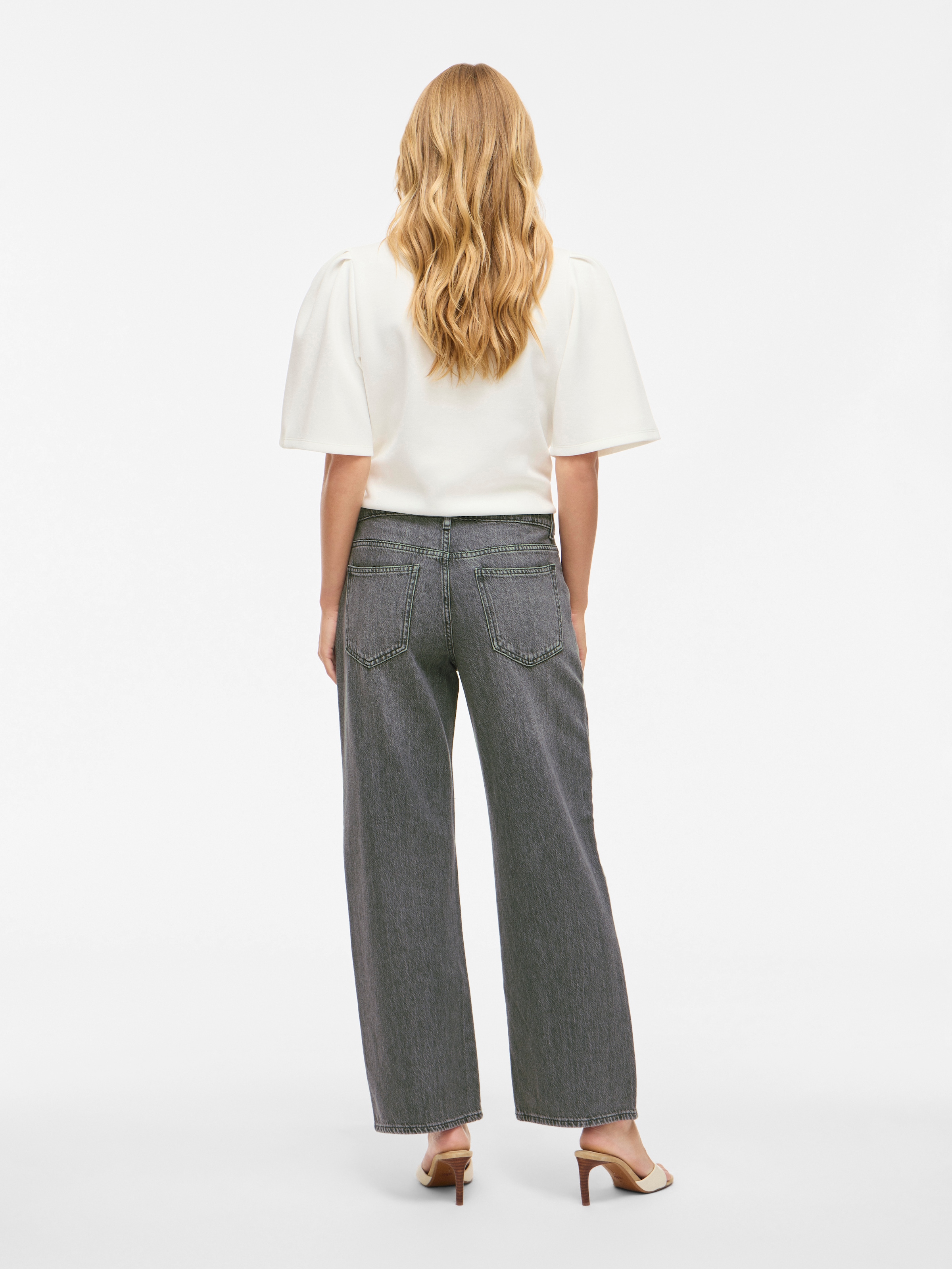 Vila Weite Jeans »VIPALMA RW WIDE JEANS GREY PAL250-NOOS«