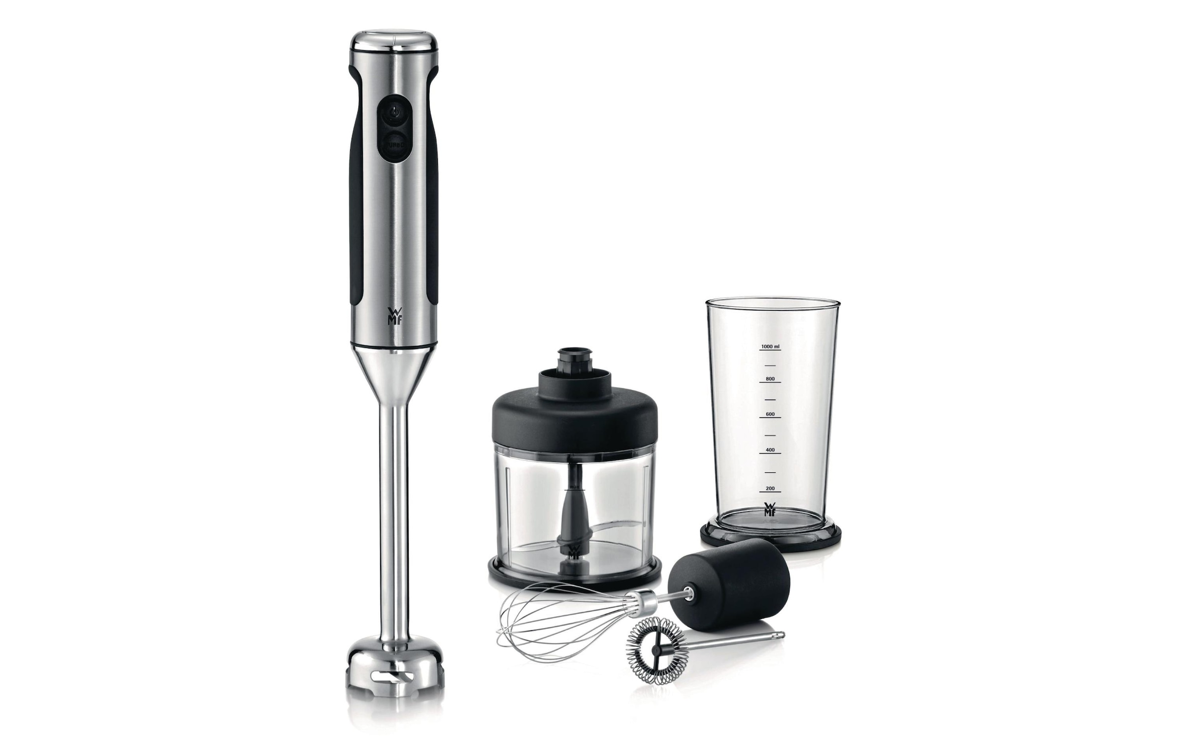 WMF Stabmixer »LINEO Set 4-in-1 Silberfarben«, 700 W