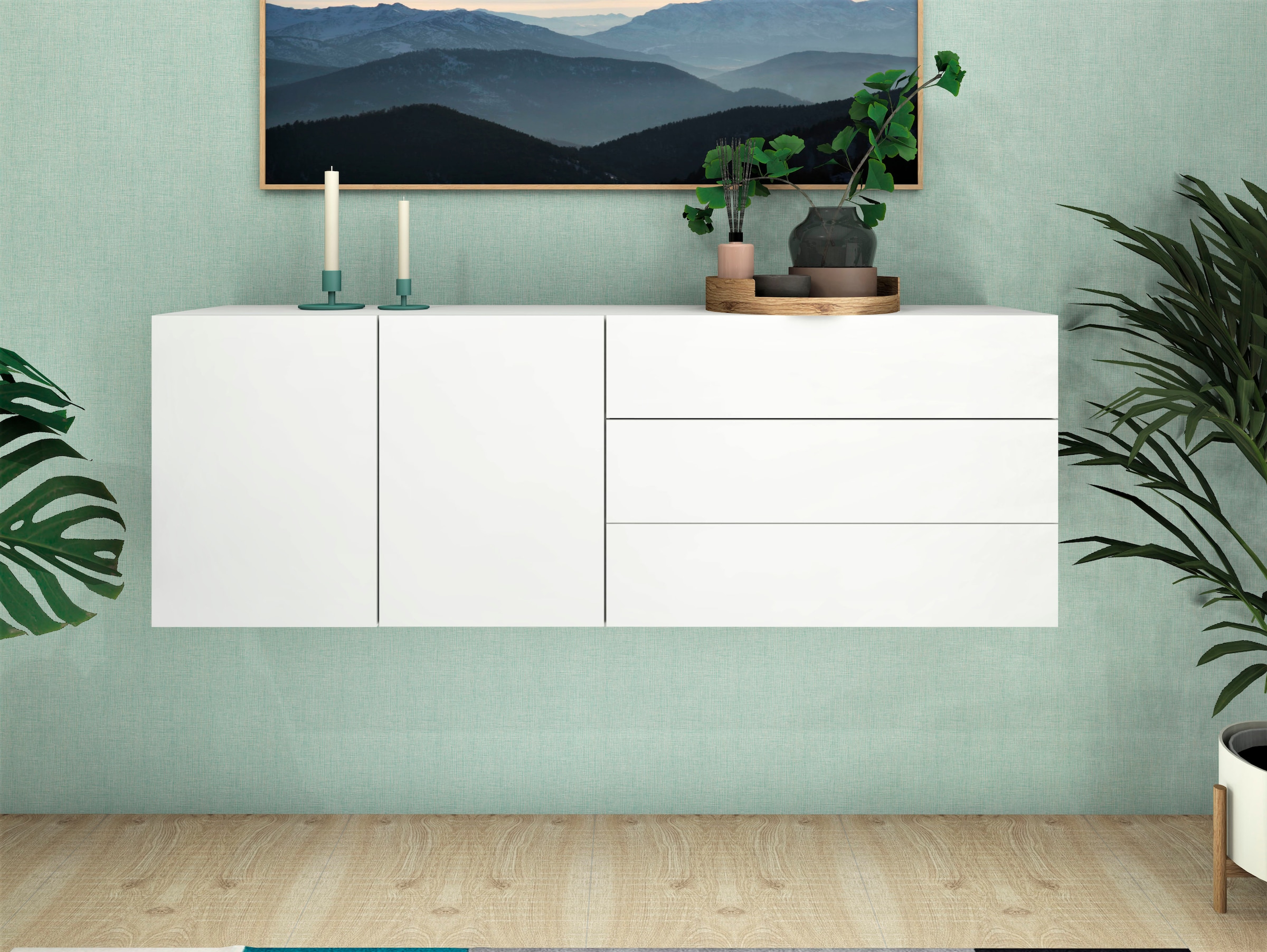 ❤ borchardt Möbel »Vaasa«, 152 hängend cm, nur Breite kaufen im Shop Jelmoli-Online Lowboard