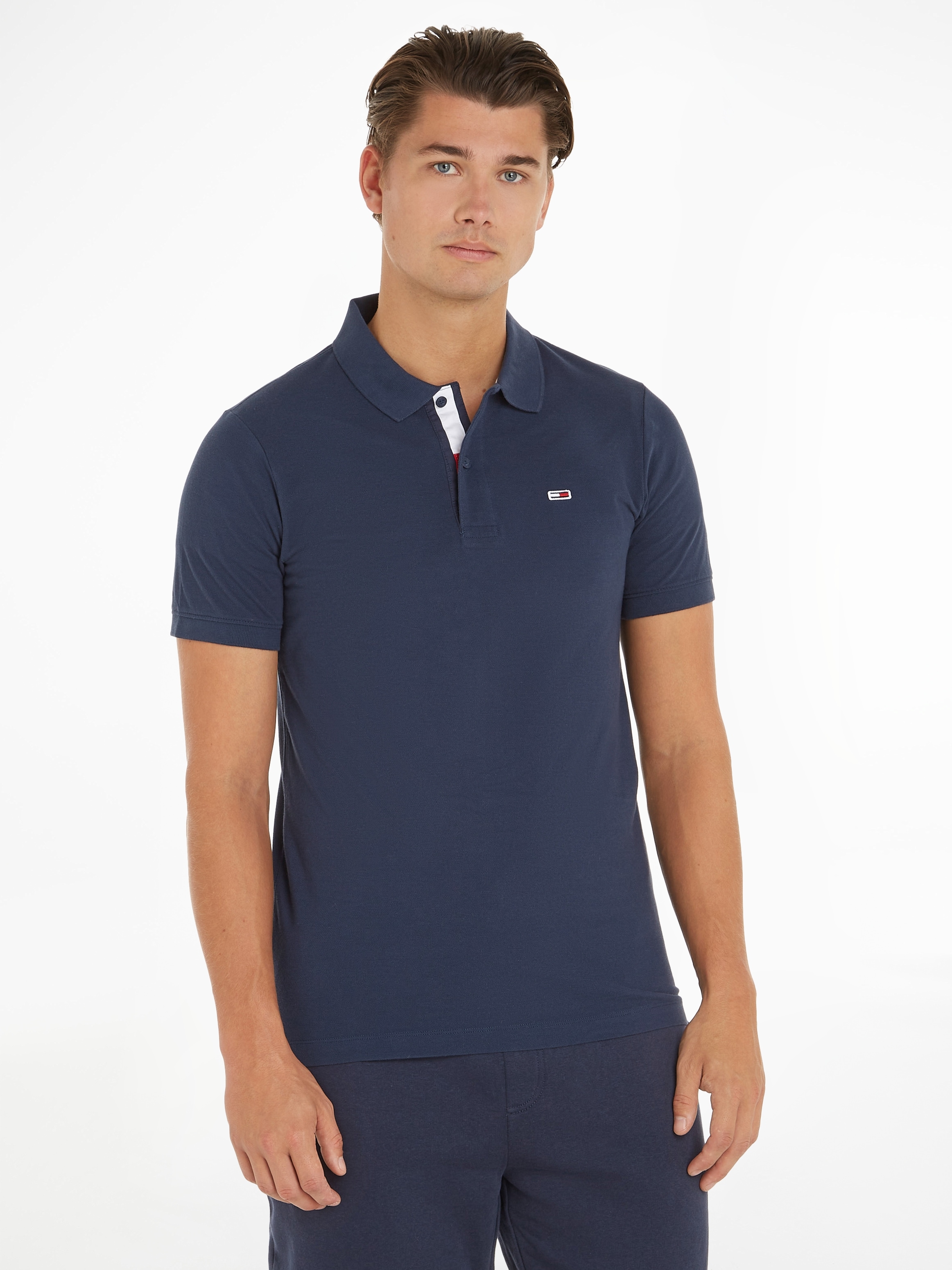 Tommy Jeans Poloshirt »TJM SLIM PLACKET POLO«