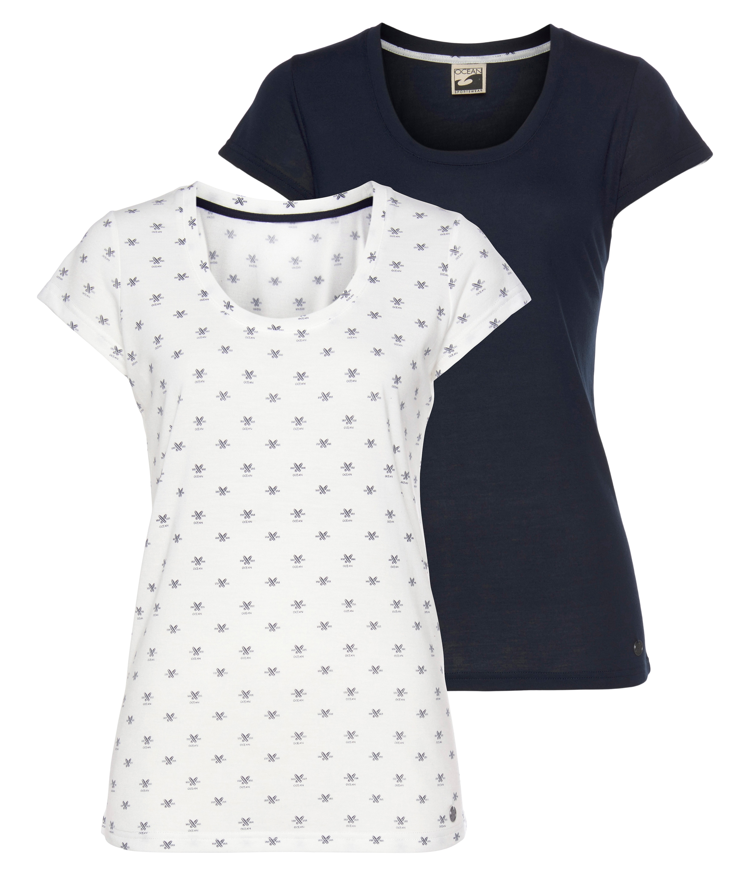 Ocean Sportswear T-Shirt, 2er-Pack), Viskose-Qualität Jelmoli-Versand in bestellen bei online Schweiz (Packung