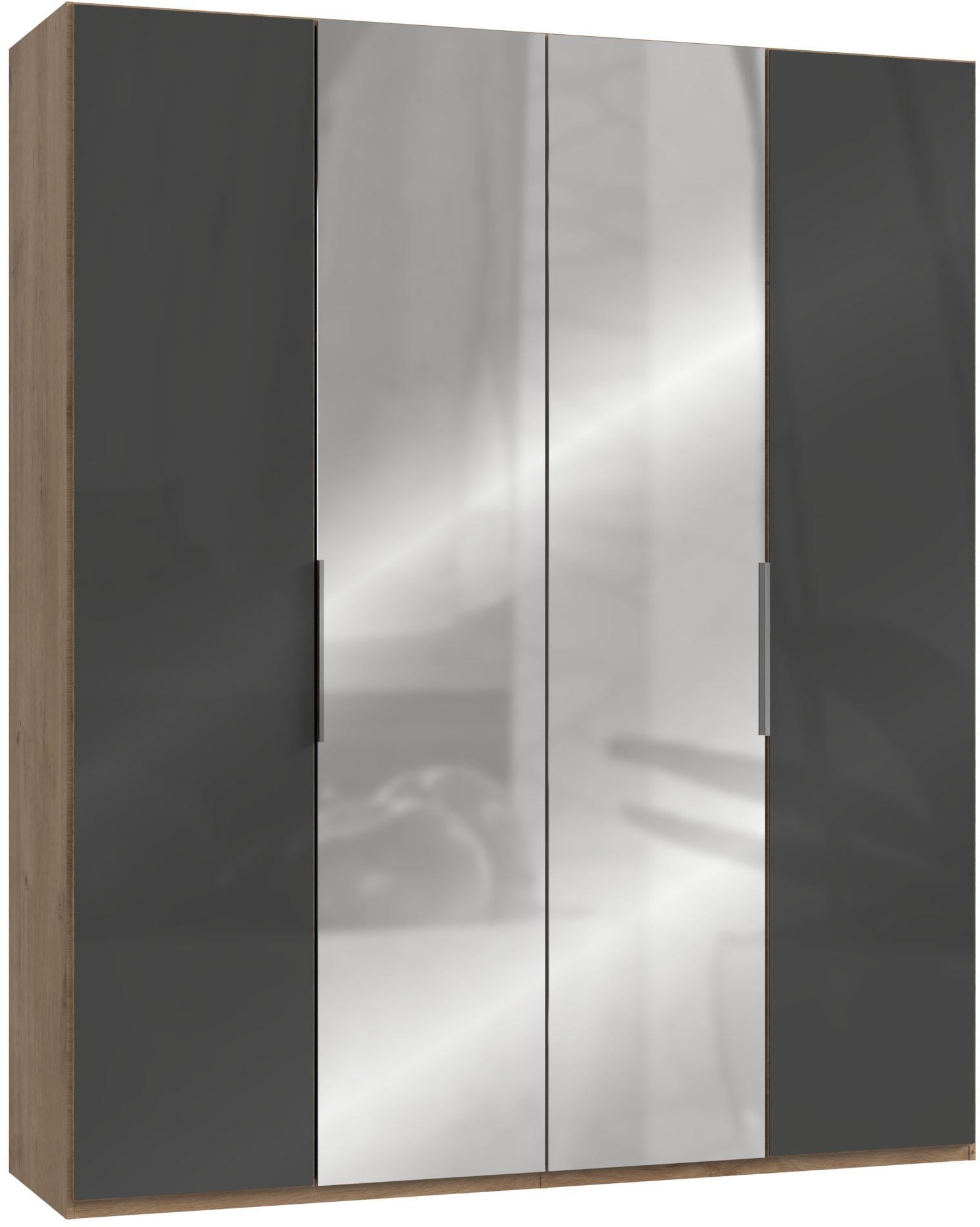 Wimex Kleiderschrank »Level by fresh to go«, mit Glas- und Spiegeltüren