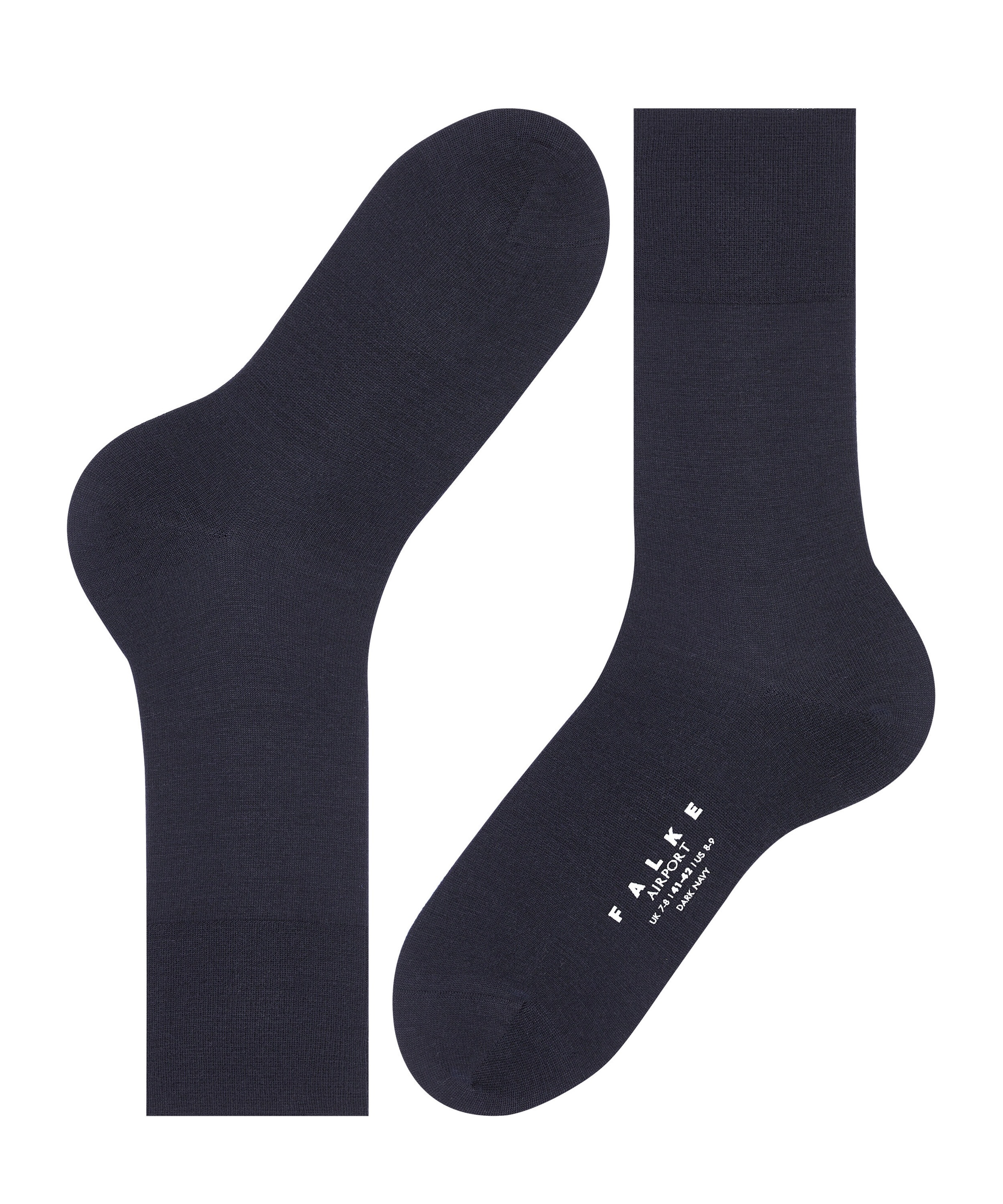 FALKE Socken »Airport«, mit Merinowolle aussen, Baumwolle innen, atmungsaktiv