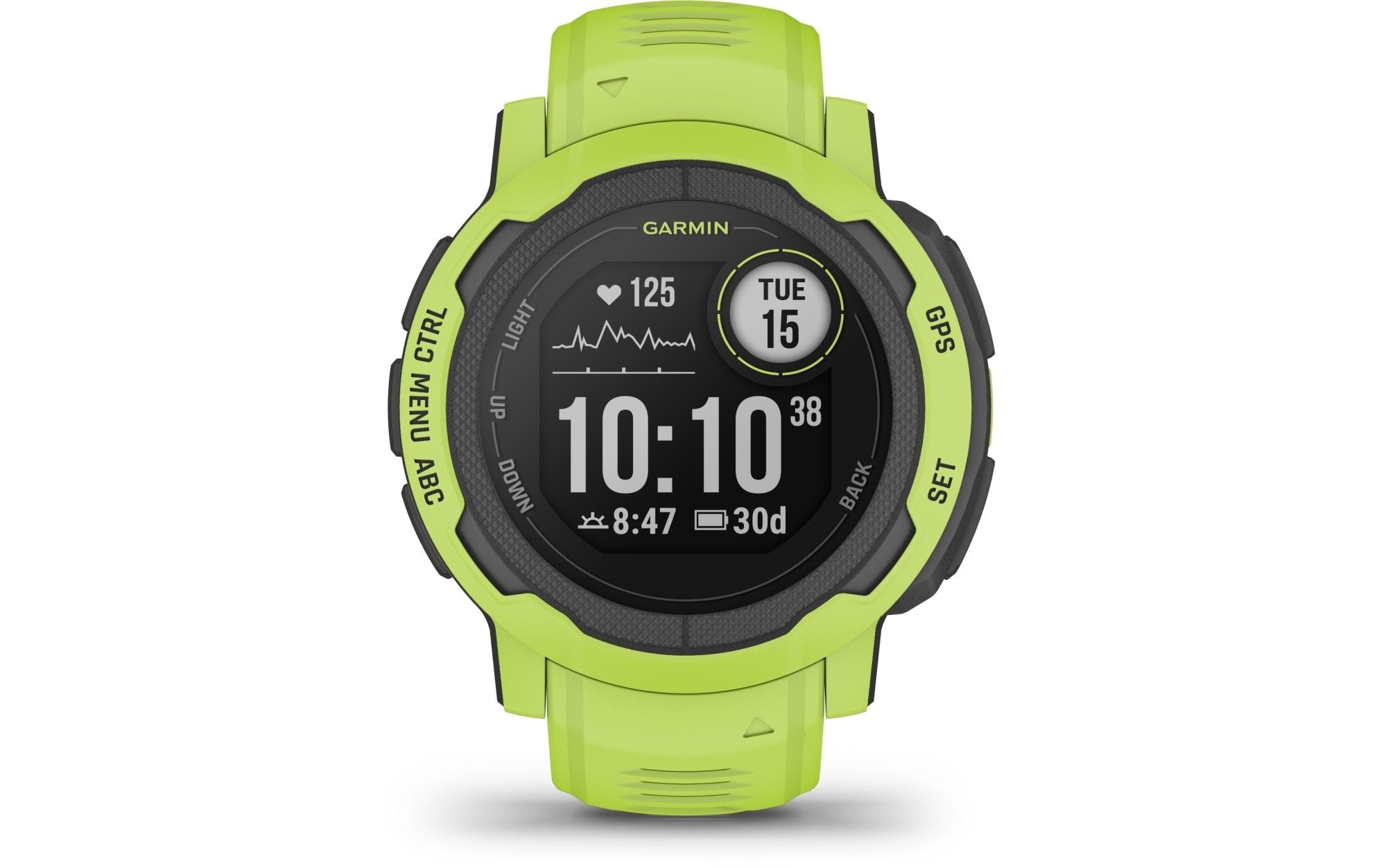 Garmin Smartwatch »GARMIN Sportuhr Instinct 2 Limette«, (2,27 cm / 0,9 Zoll), Android Wear,)