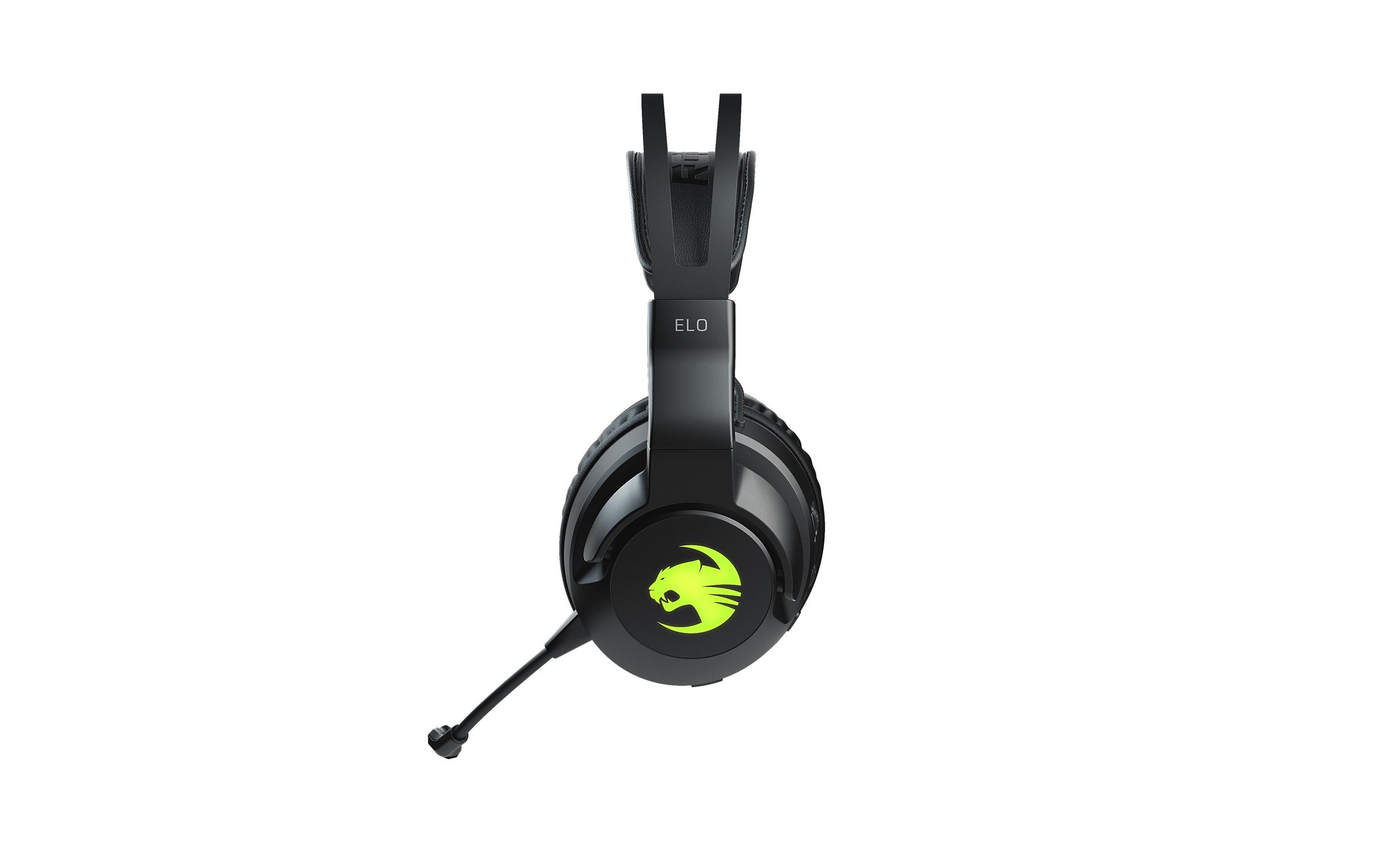 ROCCAT Gaming-Headset »ELO 44933 AIR Schwarz«, Mikrofon abnehmbar-Freisprechfunktion