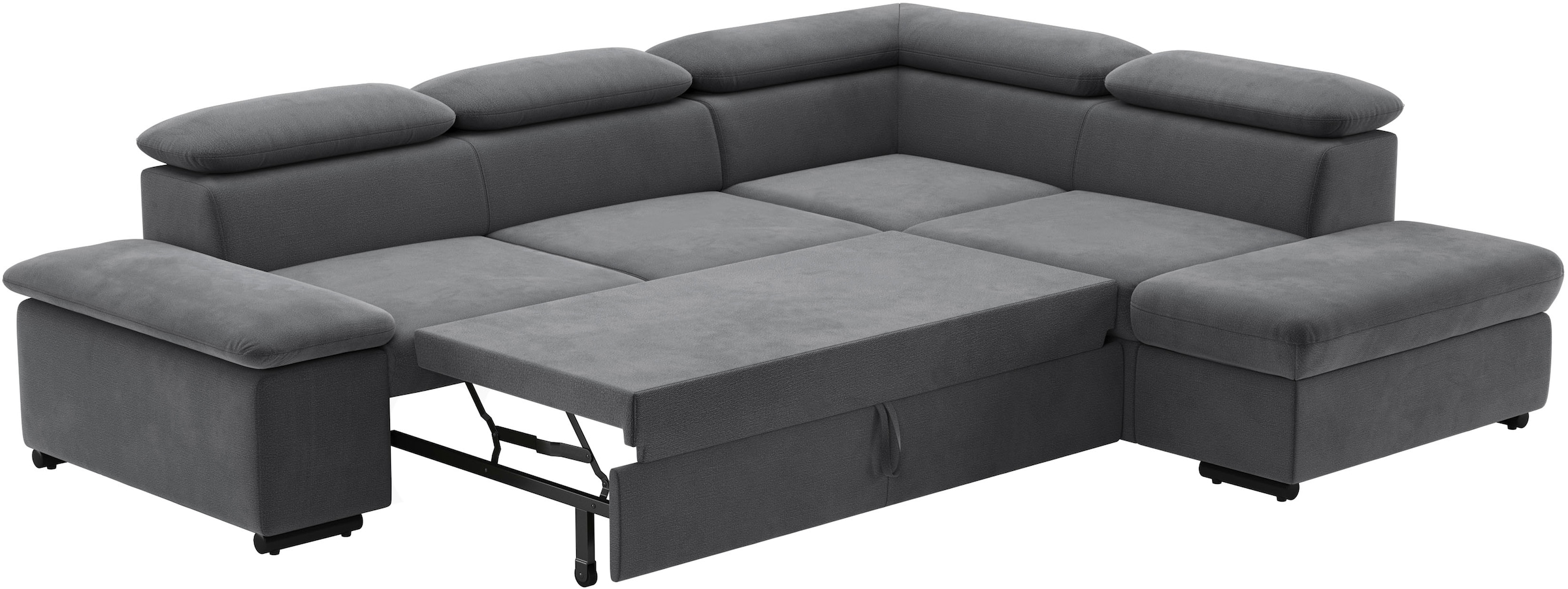 sit&more Ecksofa »Alcudia L-Form«, wahlweise mit Bettfunktion