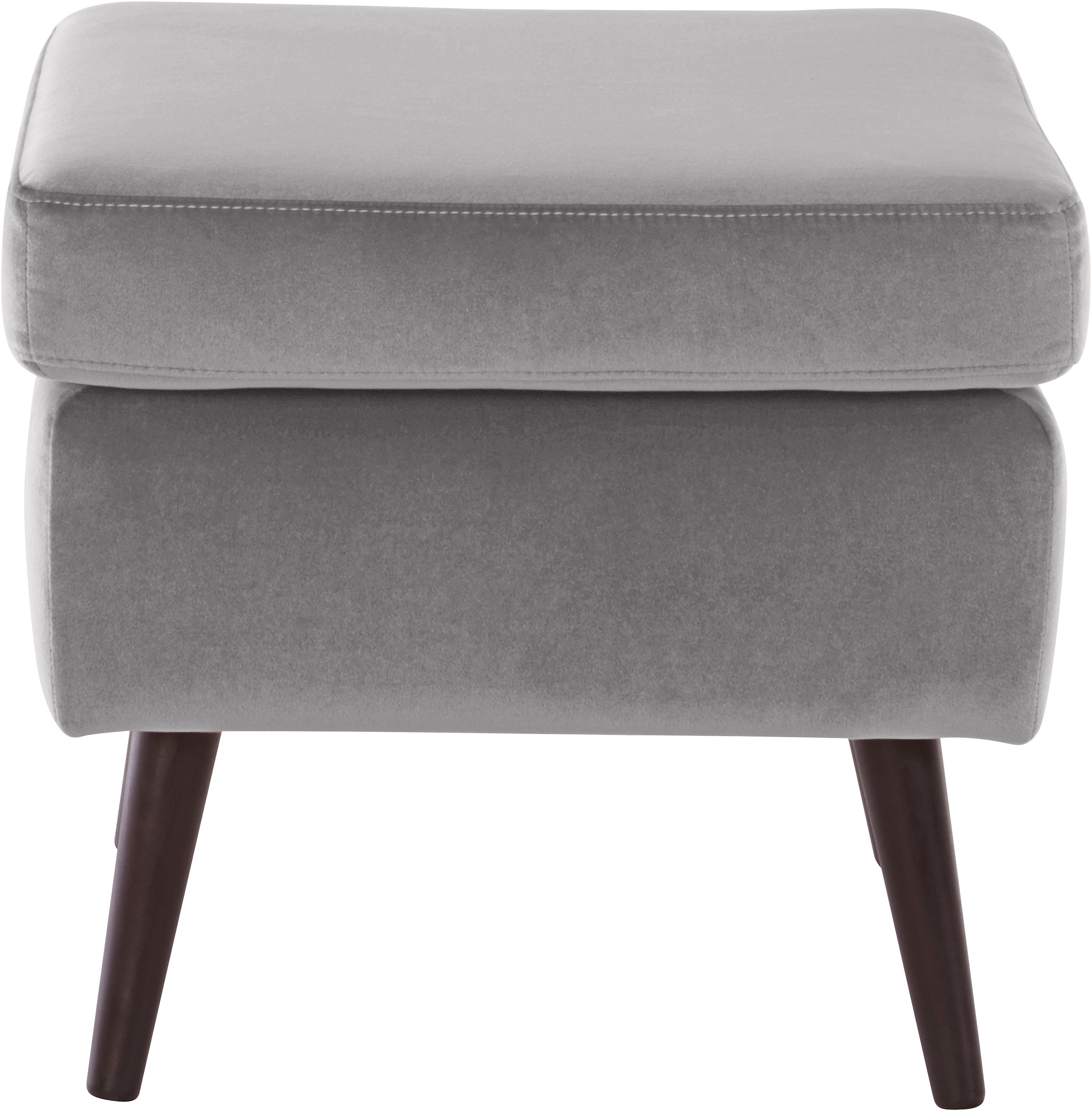 Guido Maria Kretschmer Home&Living Sessel »Salla auch in Fellimitat und Feincord, viele Bezugsarten, Ohrensessel«, wahlweise mit oder ohne Hocker; grosser Sessel: Masse B/T/H: 78/94/118cm