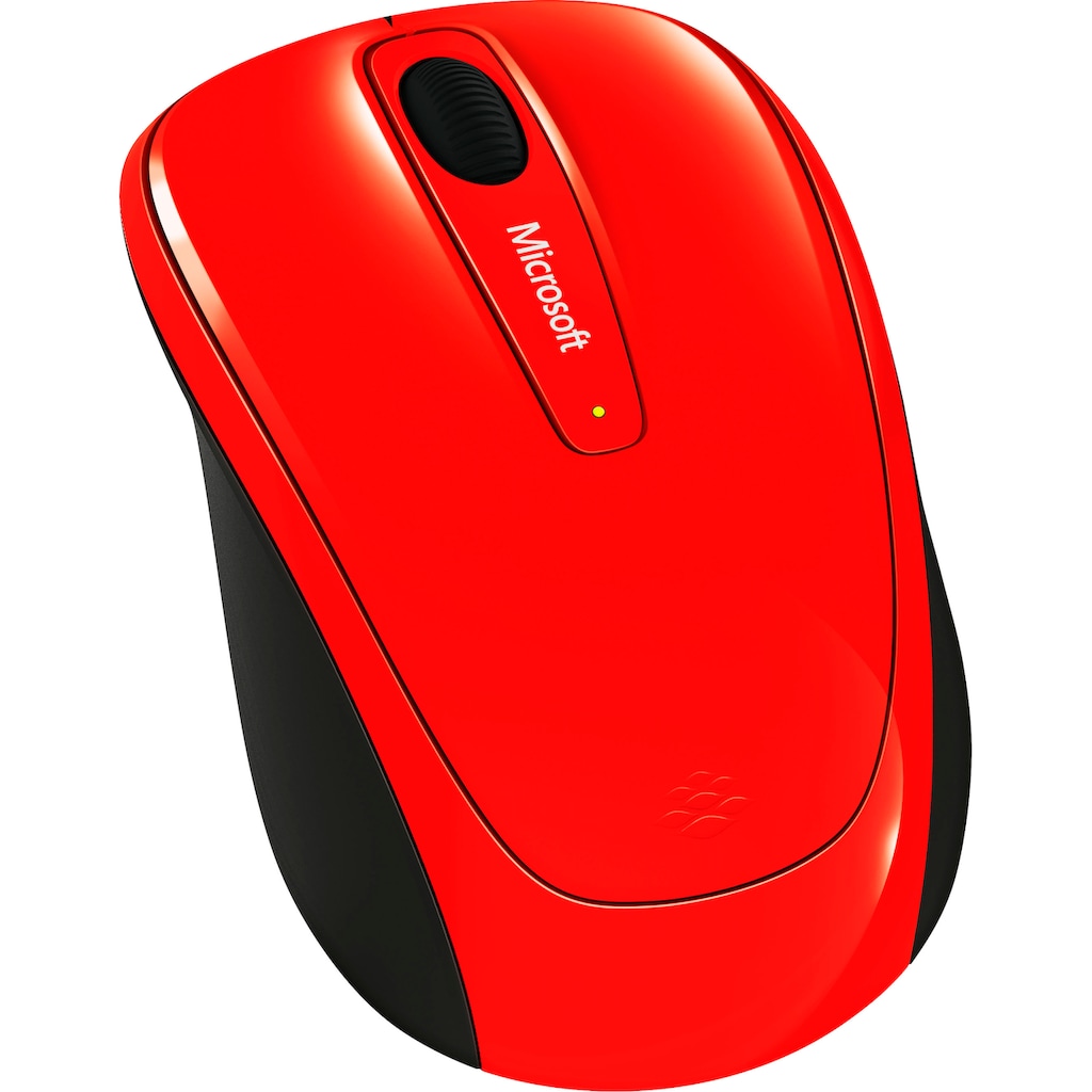 Microsoft Maus »Wireless Mobile Mouse 3500 Flame Red«, RF Wireless