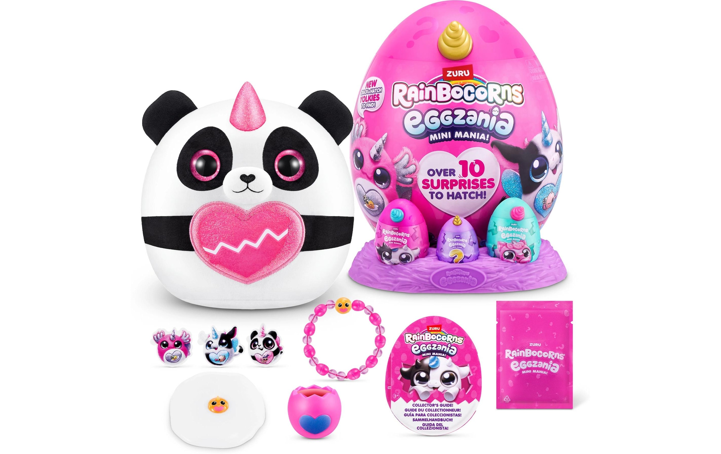 ZURU Plüschfigur »Rainbocorns Eggzania Mini Plush Soft Small assortiert«