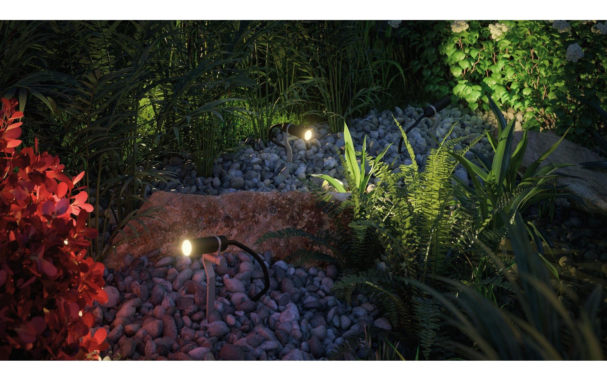 Paulmann Gartenleuchte »3X 2.5W 200lm 3000K«, 3er Set