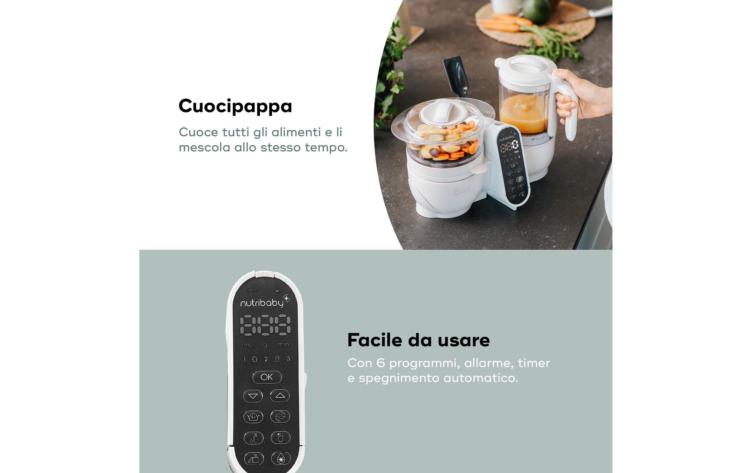 BABYMOOV Babynahrungszubereiter »Nutribaby Plus Mineral«