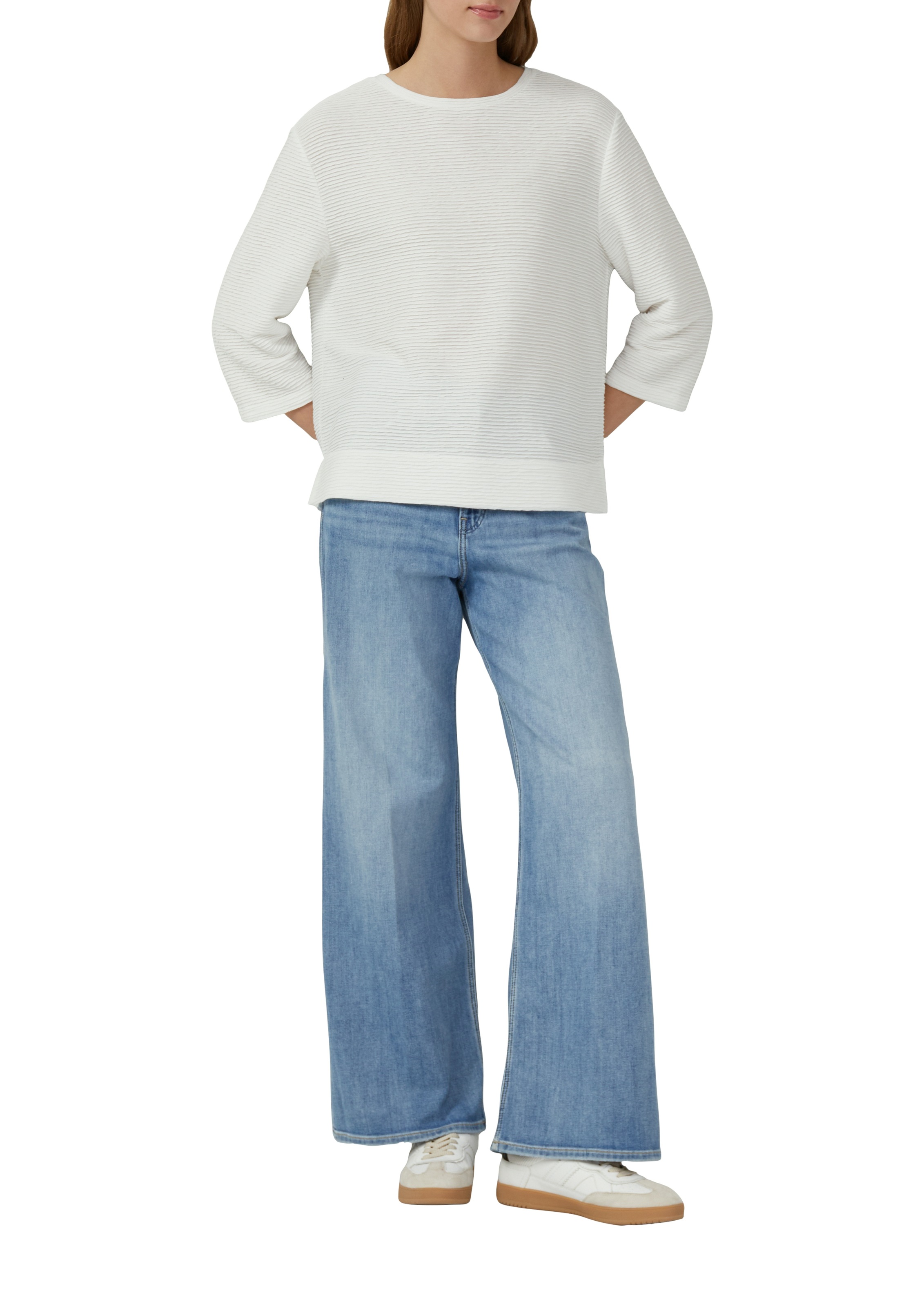 s.Oliver Sweater, mit Streifen Muster