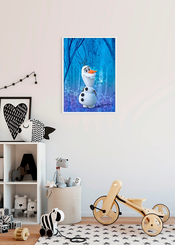 Komar Poster »Frozen Olaf Crystal«, Disney, (1 St.), Kinderzimmer, Schlafzimmer, Wohnzimmer