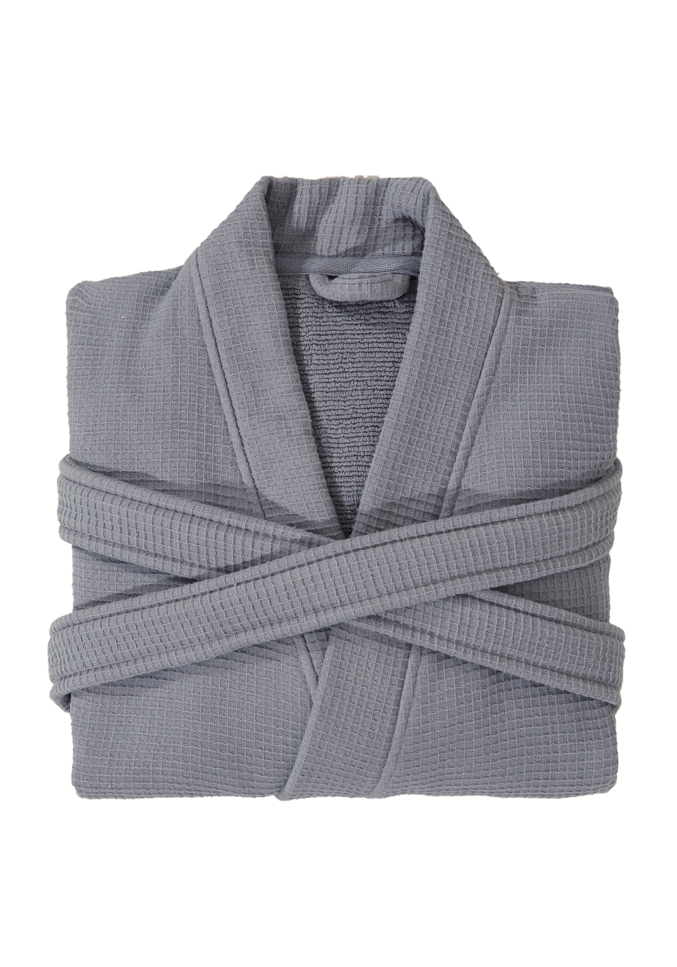 my home Unisex-Bademantel »Merida, Waffelpiqué, Premium Qualität, 500 g/m², Morgenmantel«, (1 St.), Hotelbademantel, dicke Qualität, S-2XL, auch ideal für Sauna & Spa