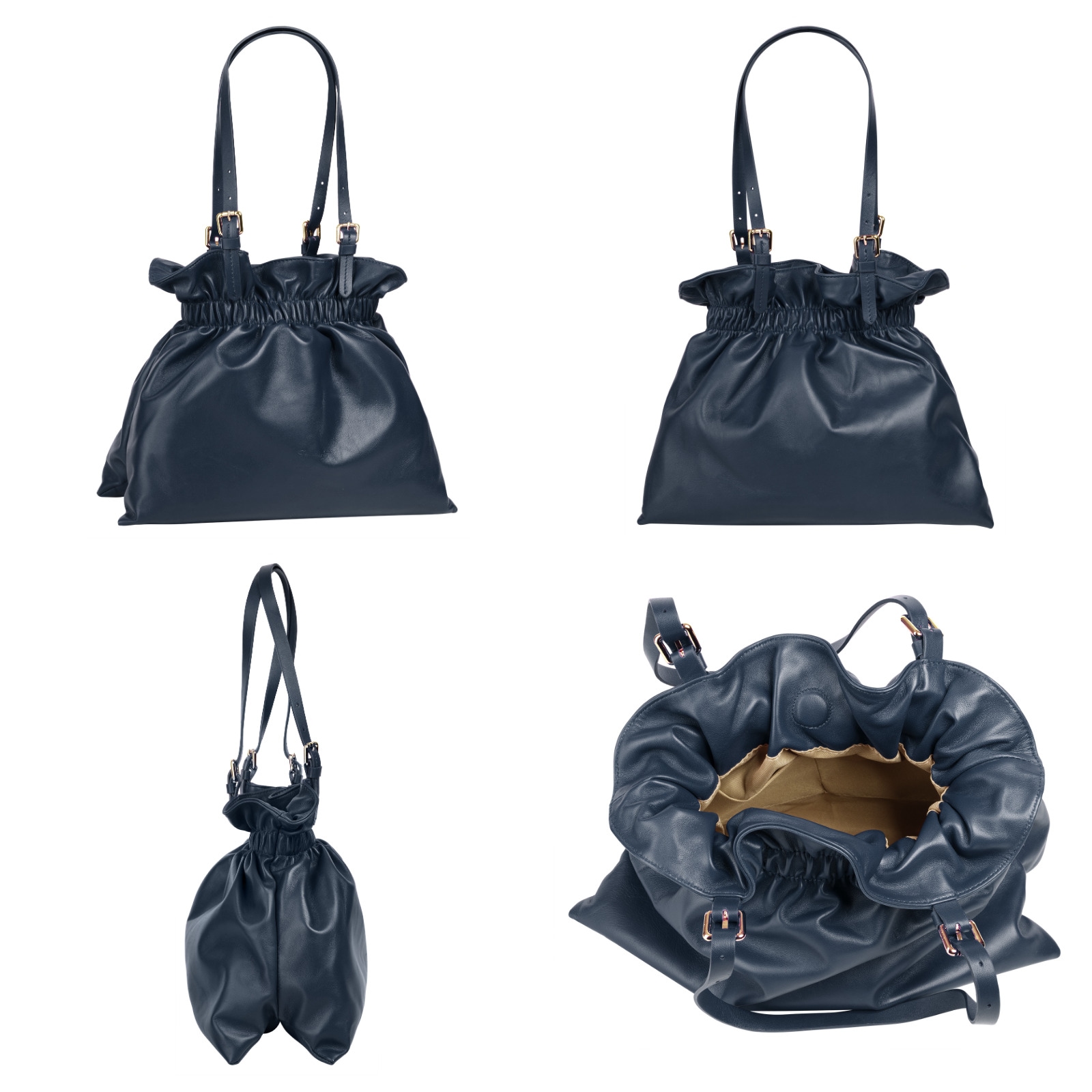Samantha Look Shopper, echt Leder, Made in Italy