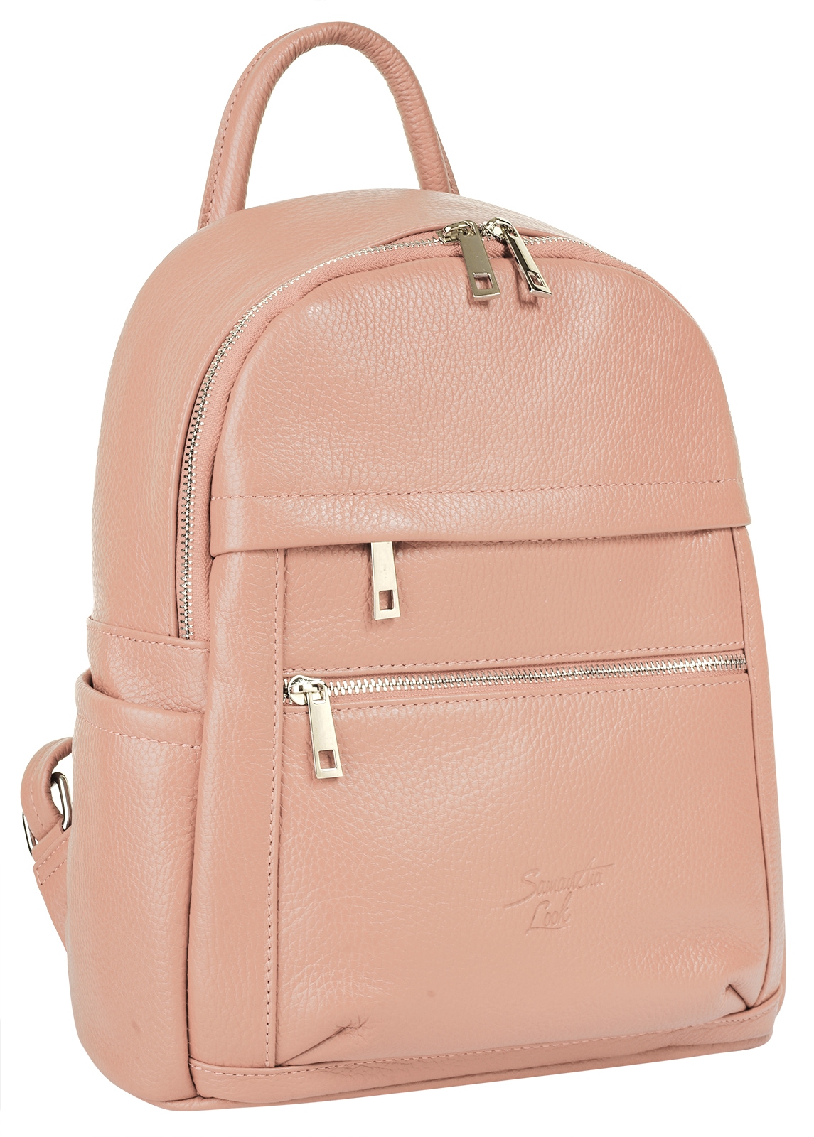 Samantha Look Cityrucksack, echt Leder, Made in Italy