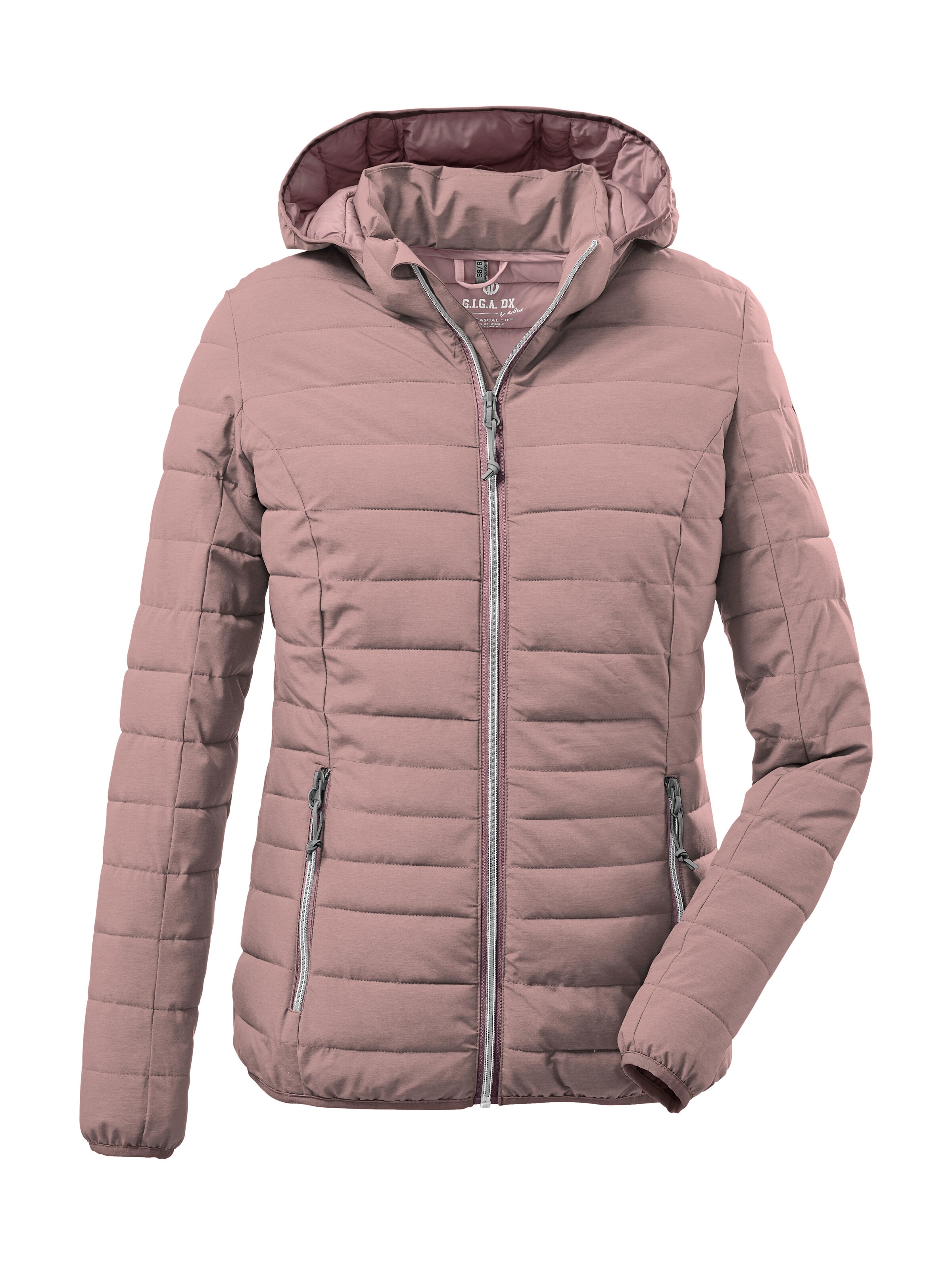 G.I.G.A. DX by killtec Steppjacke »Uyaka« Leichte, wasserabweisende Damenjacke mit abzippbarer Kapuze