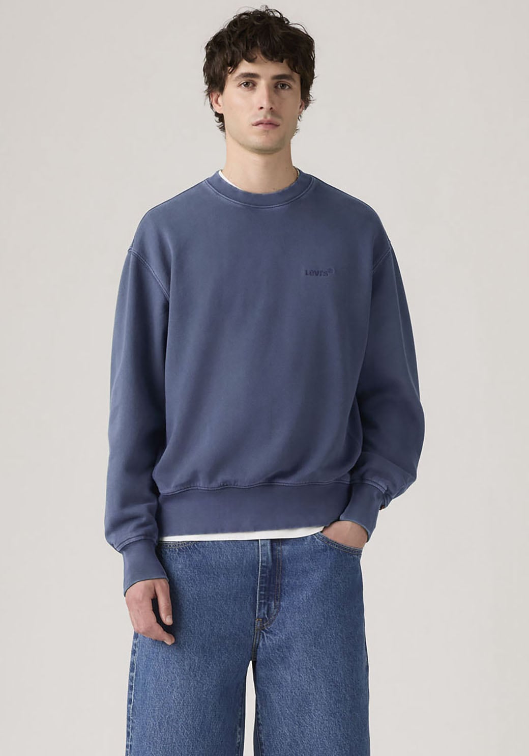 Levi's® Sweatshirt »AUTHENTIC CREW«, mit Logostickerei