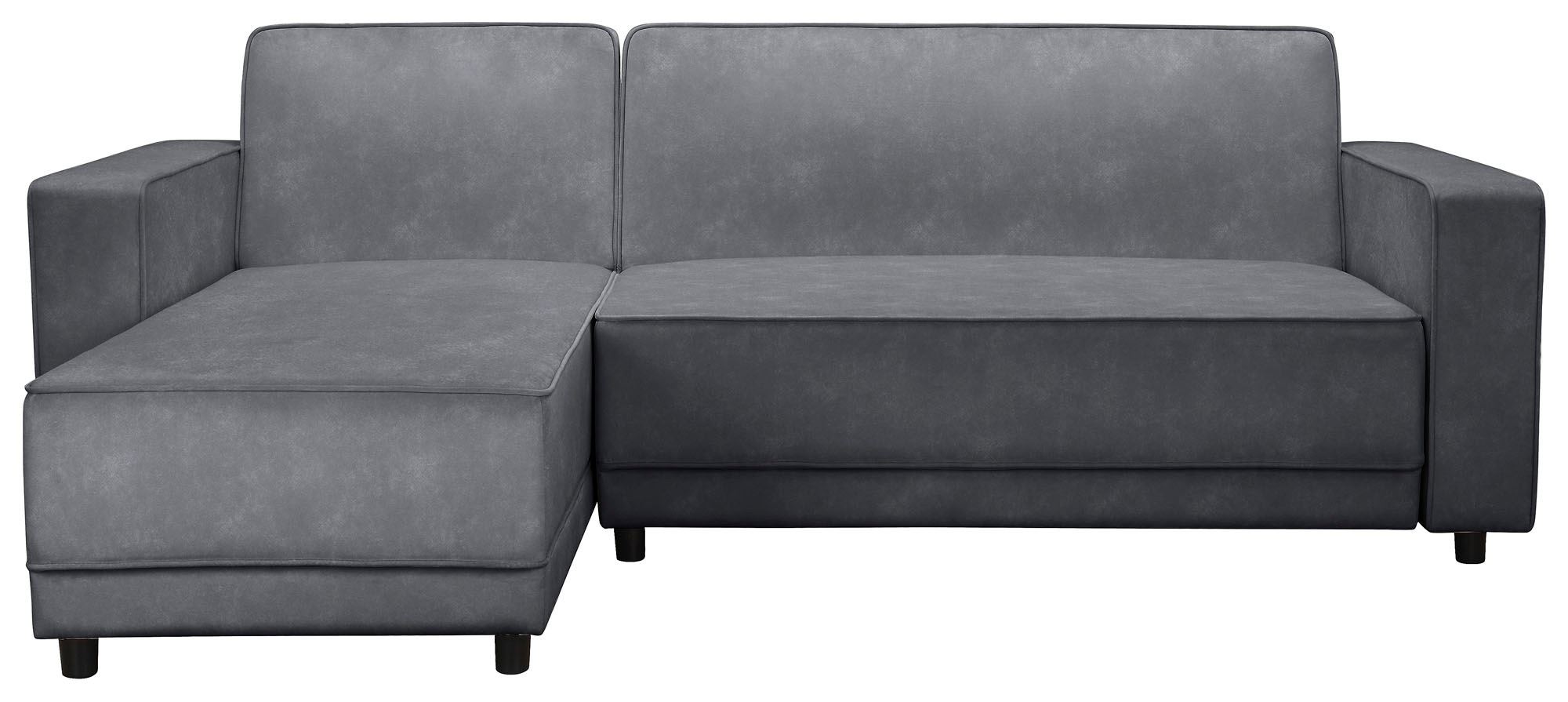 Dorel Home Ecksofa "Allie Schlafsofa 230 cm mit Relaxfunktion in der Rückenlehne" Schlaffunktion (108/194,5cm), trendiger Cord o. pflegeleichter Velours