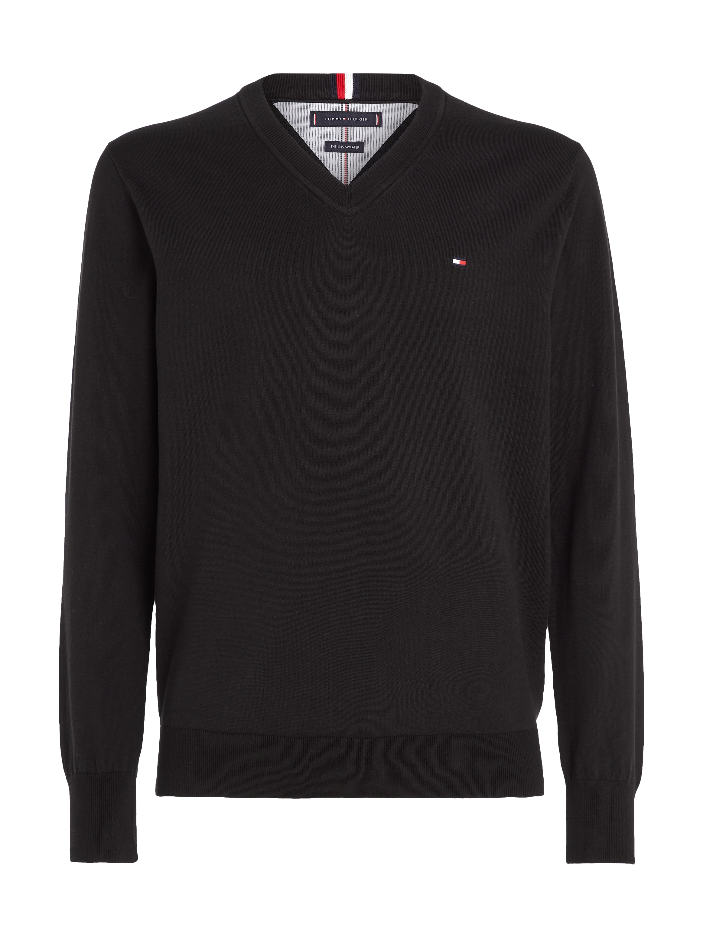 Tommy Hilfiger V-Ausschnitt-Pullover »1985 V NECK SWEATER«