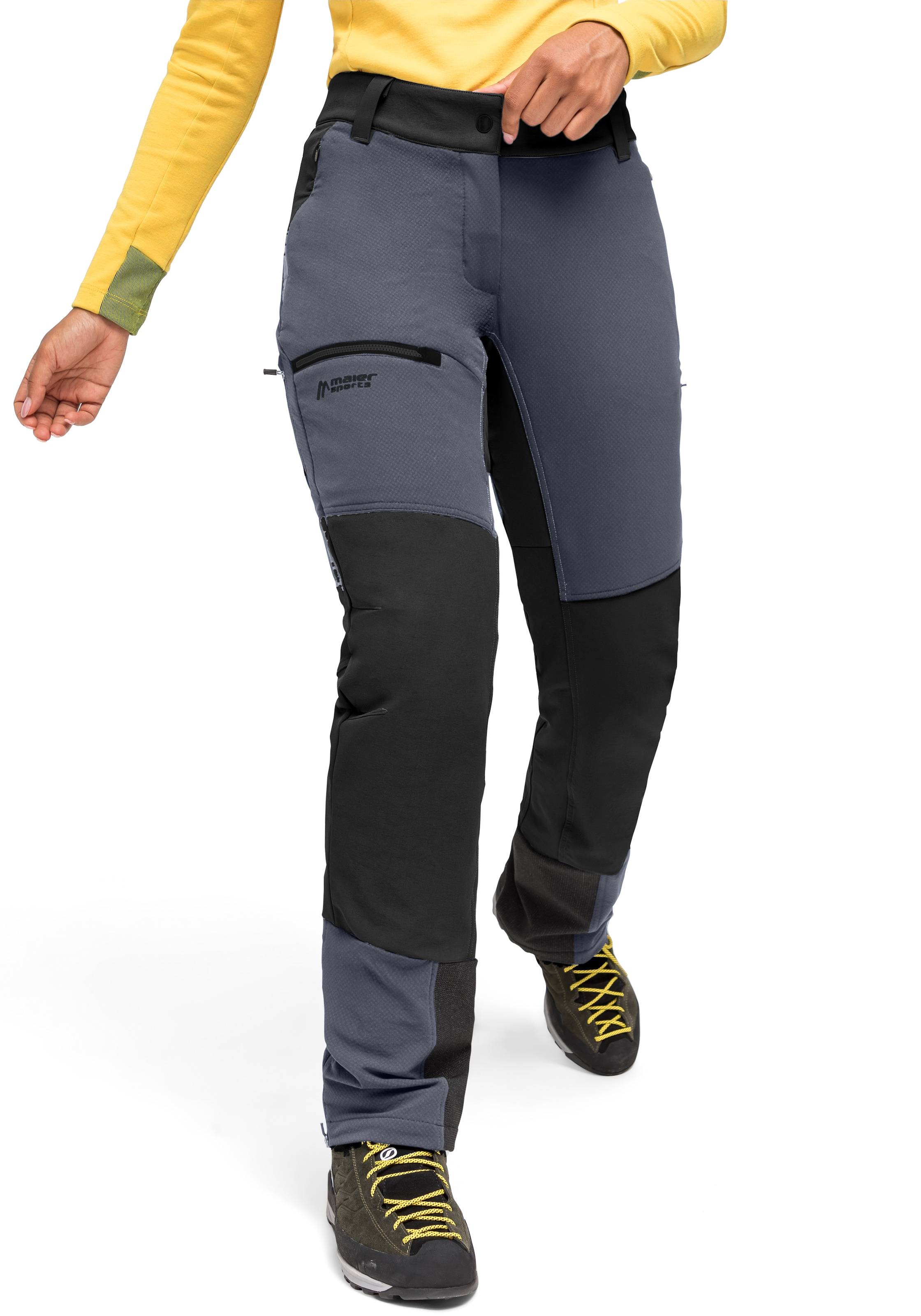 Maier Sports Funktionshose »Ofot Hyb W«, funktionale und atmungsaktive Hybrid-Hose für Damen