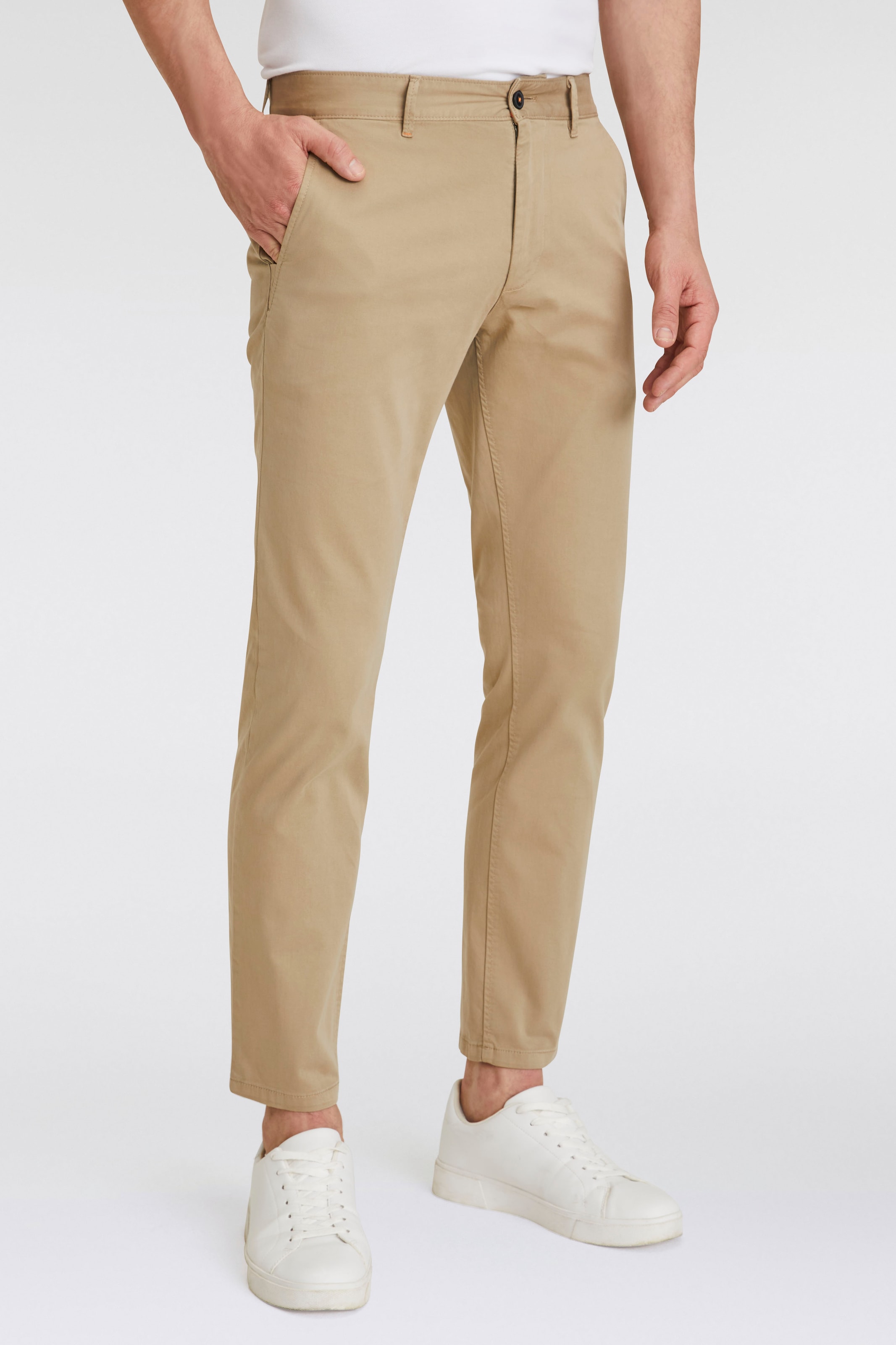 BOSS ORANGE Chinohose »slim« mit Gesässtaschen