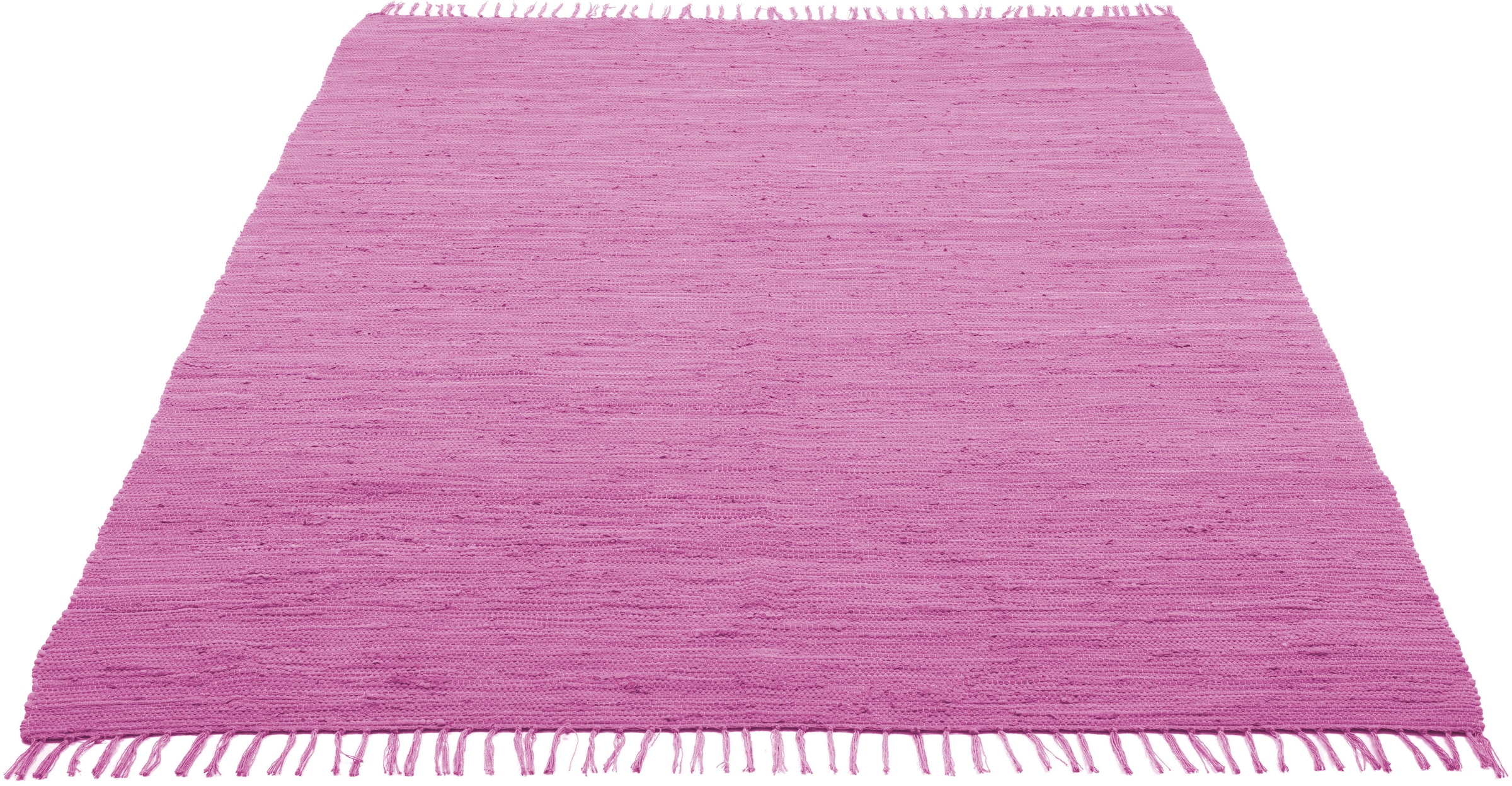 my home Kinderteppich »Insa Fleckerl«, rechteckig, 5 mm Höhe, Uni Farben, pastell, handgewebt, pflegeleicht, waschbar, Kinderzimmer