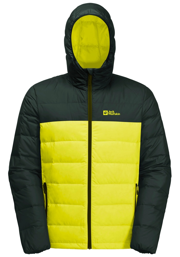 Jack Wolfskin Daunenjacke »ATHER DOWN HOODY M RDS«, mit Kapuze