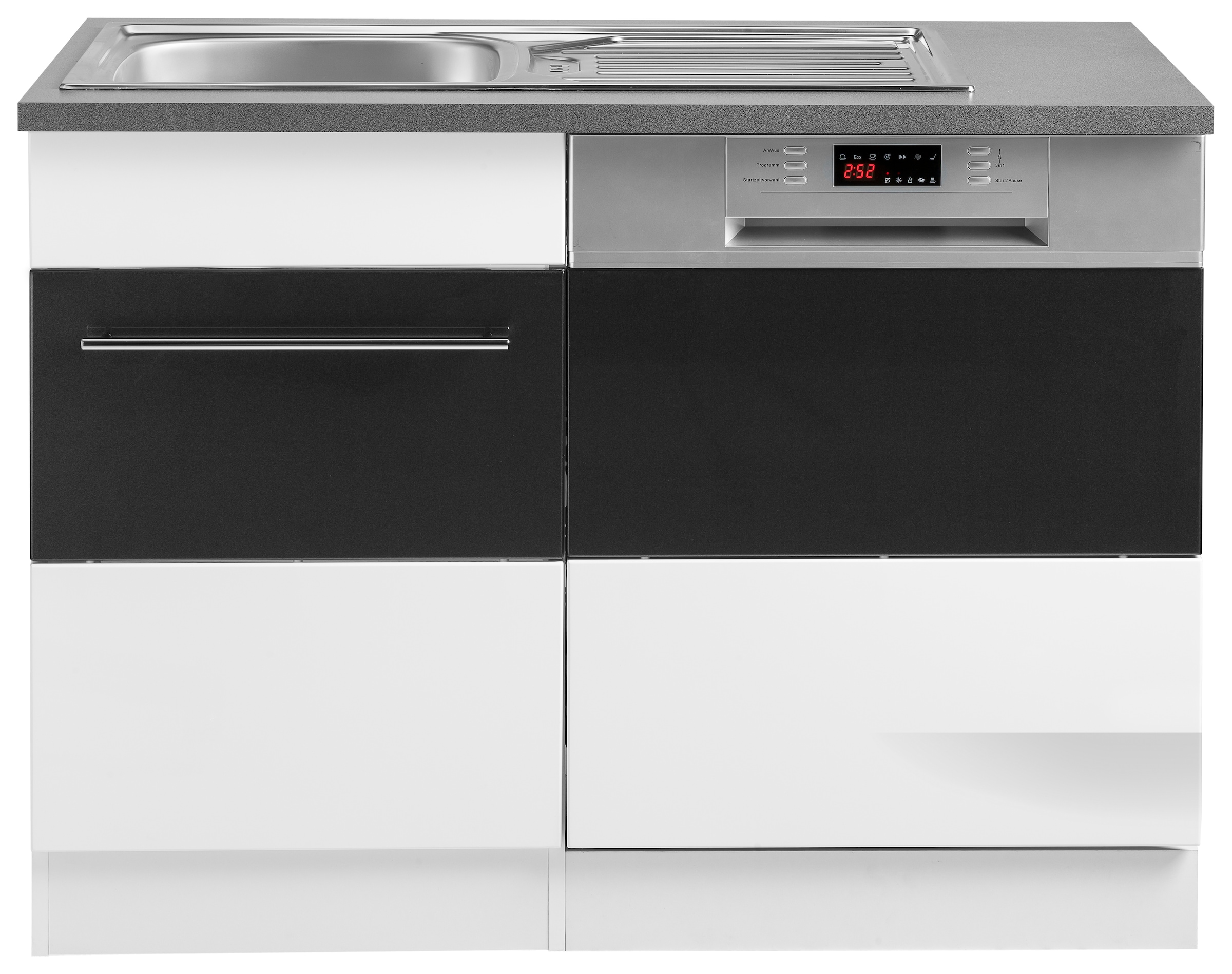 HELD MÖBEL Spülenschrank »Trient«, 110 cm breit, inkl. Tür/Socke für Einbaugeschirrspüler