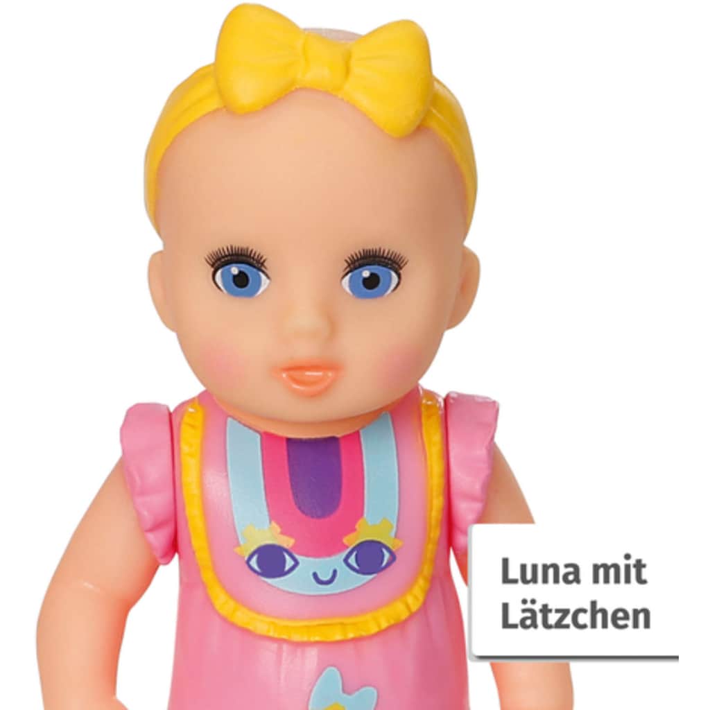 Baby Born Puppenhochstuhl »Baby born® Minis Hochstuhl«, inklusive Baby born® Mini Puppe