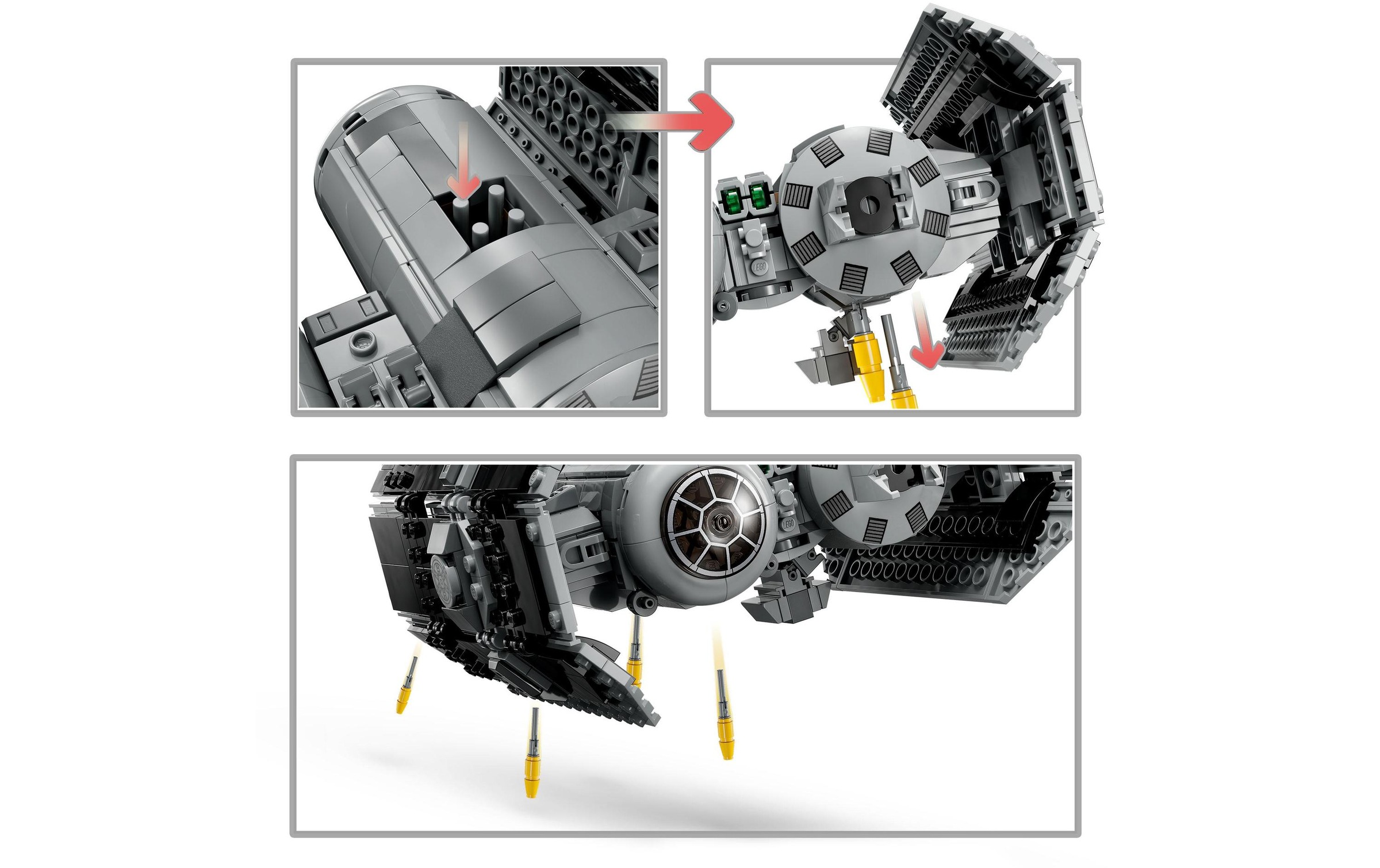 LEGO® Konstruktionsspielsteine »LEGO SW TIE Bomber«, (625 St.)