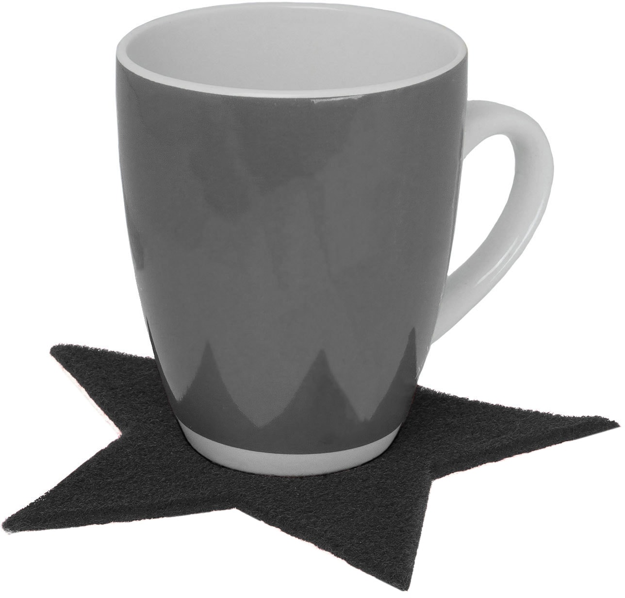 Primaflor-Ideen in Textil Platzset »Stern, Weihnachtsdeko«, (Set, 4 St.), ideal als Untersetzer oder Tischdeko, Grösse 16,5 cm