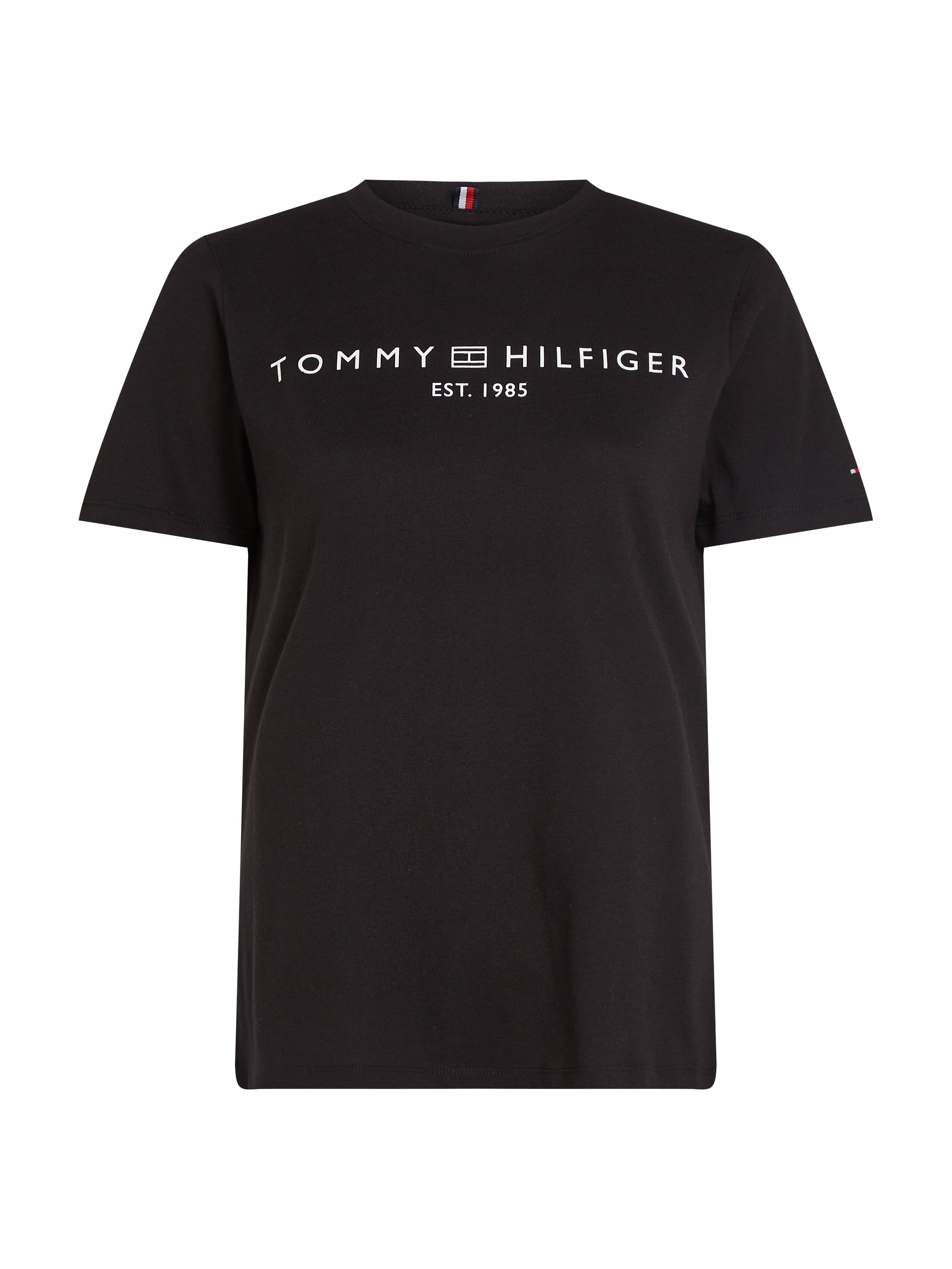 Tommy Hilfiger T-Shirt »REG CORP LOGO C-NK SS«, mit Logoschriftzug