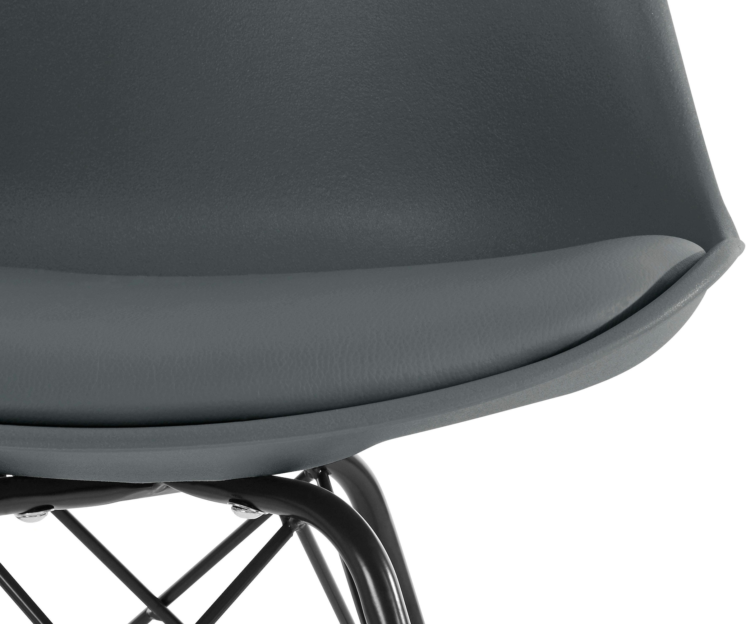 Homexperts 4-Fussstuhl »Ursel 01«, (Set), 2 St., Kunstleder, Sitzschale mit  Sitzkissen in Kunstleder online bestellen | Jelmoli-Versand
