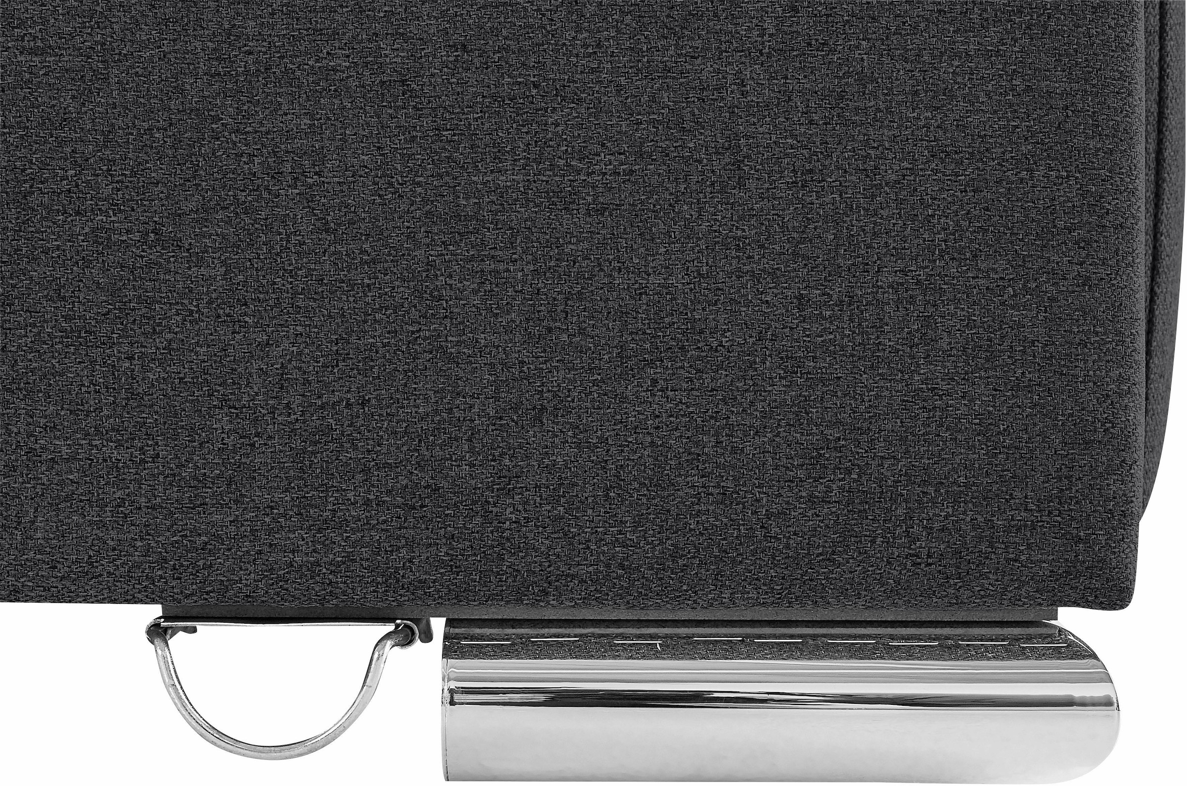 INOSIGN Ecksofa »Night & Day L-Form, B: 324 cm«, mit Bettfunktion, Bettkasten & 3 Zierkissen, Boxspringbett 180x200 cm